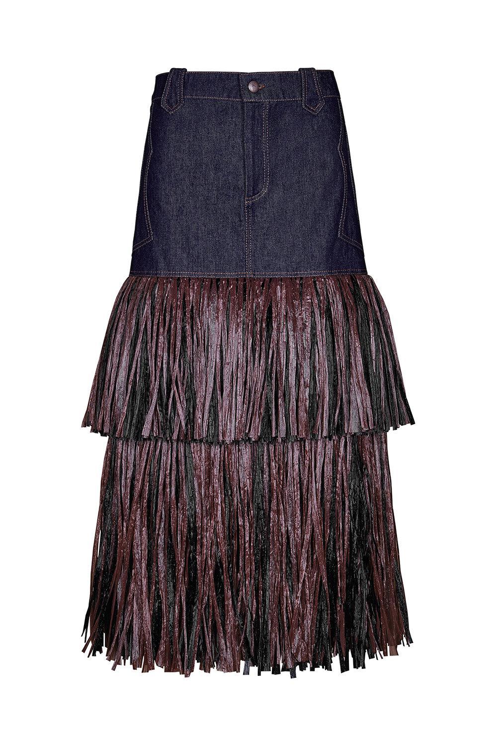 Calipso Ankle Skirt-NAVY-2-CLOTHINGSKIRTMAXI-JOHANNA ORTIZ