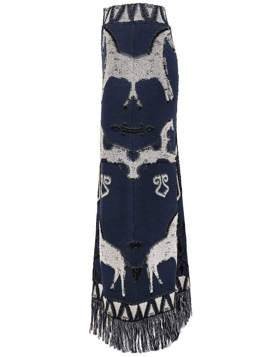 JOHANNA ORTIZ-Chauvet Embroidered Midi Skirt-