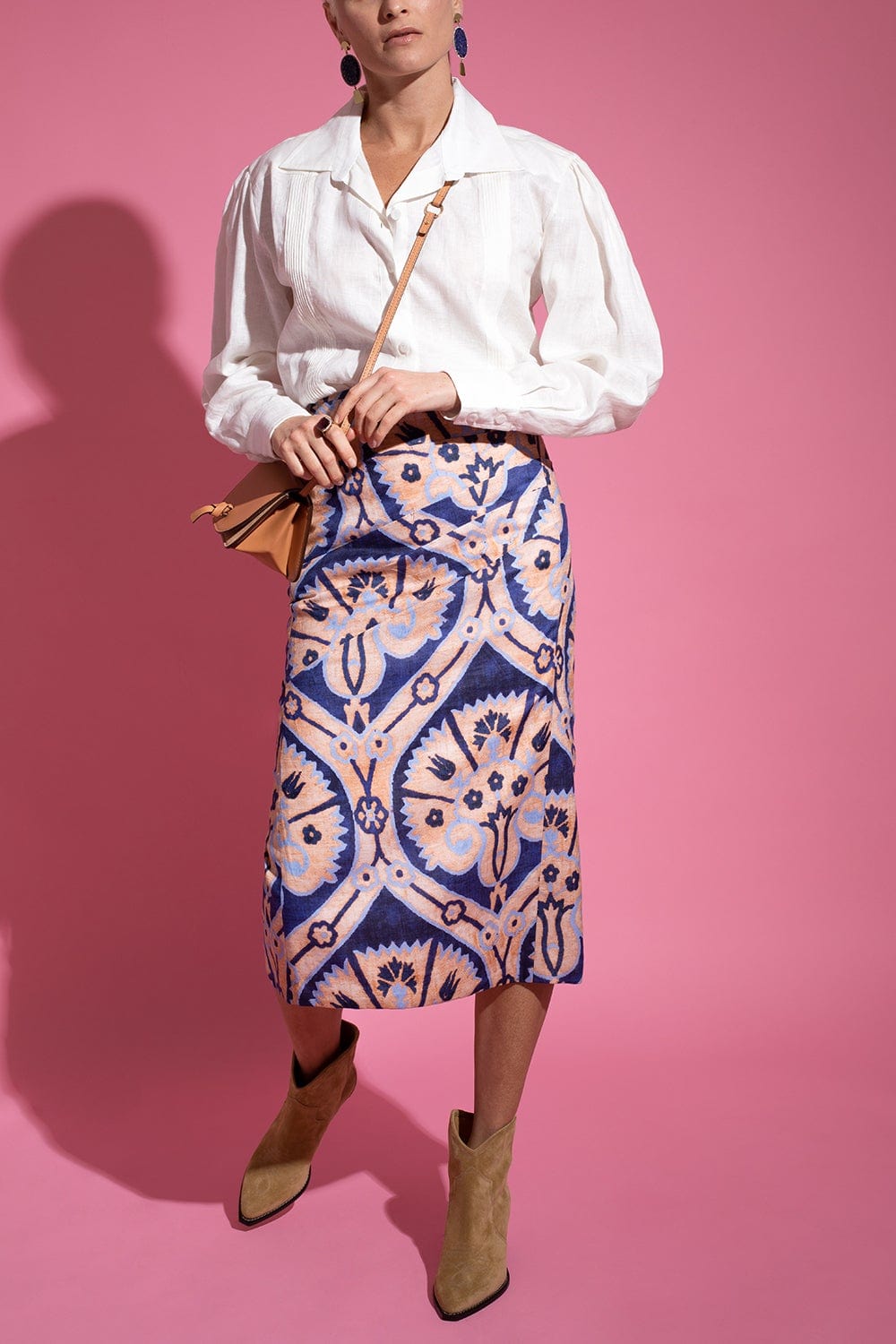 JOHANNA ORTIZ-Anhelos De Paz Guayabera Shirt-