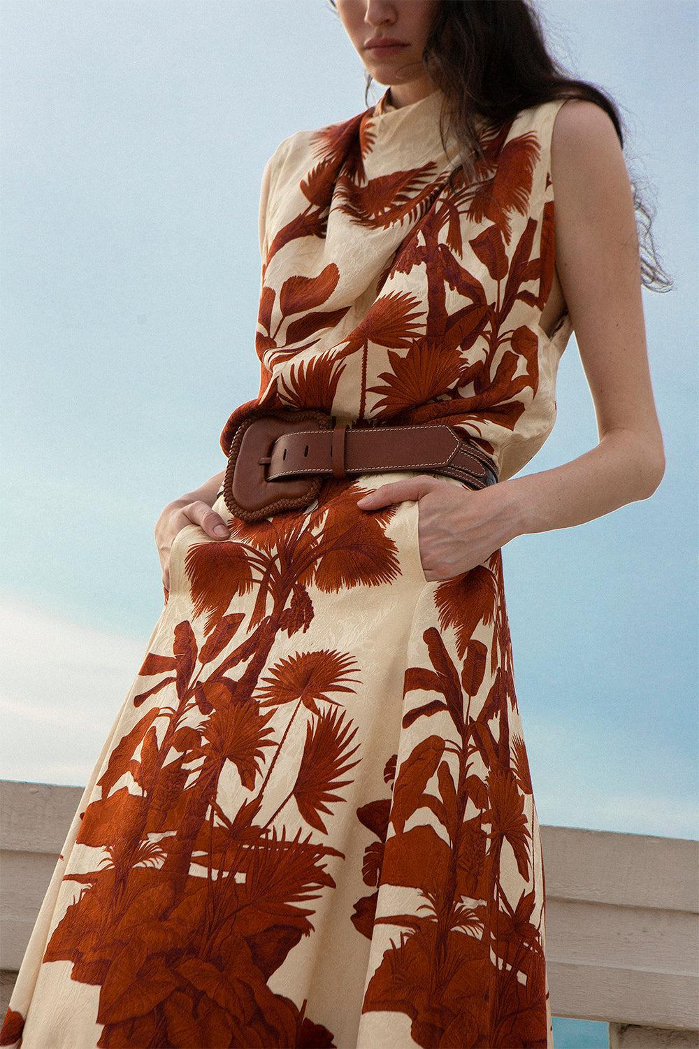 Island Stories Top-ECRU/BRN-2-CLOTHINGTOPBLOUSE-JOHANNA ORTIZ