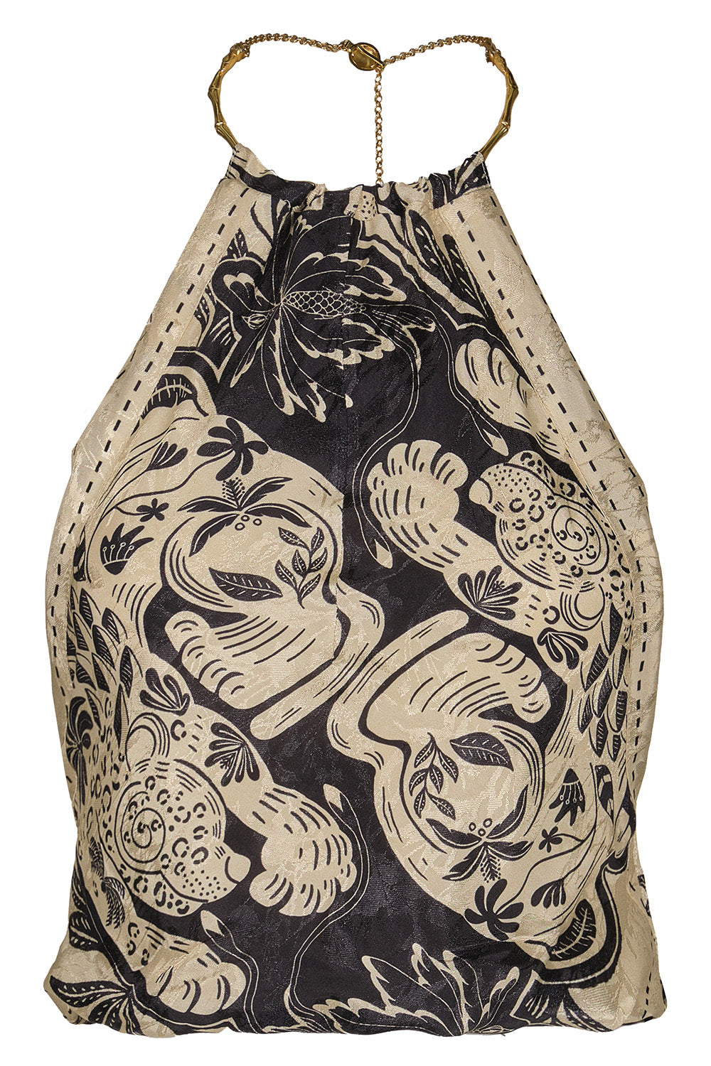  Spirit Of The Jaguar Top-NOVELTY-4-CLOTHINGTOPBLOUSE-JOHANNA ORTIZ 