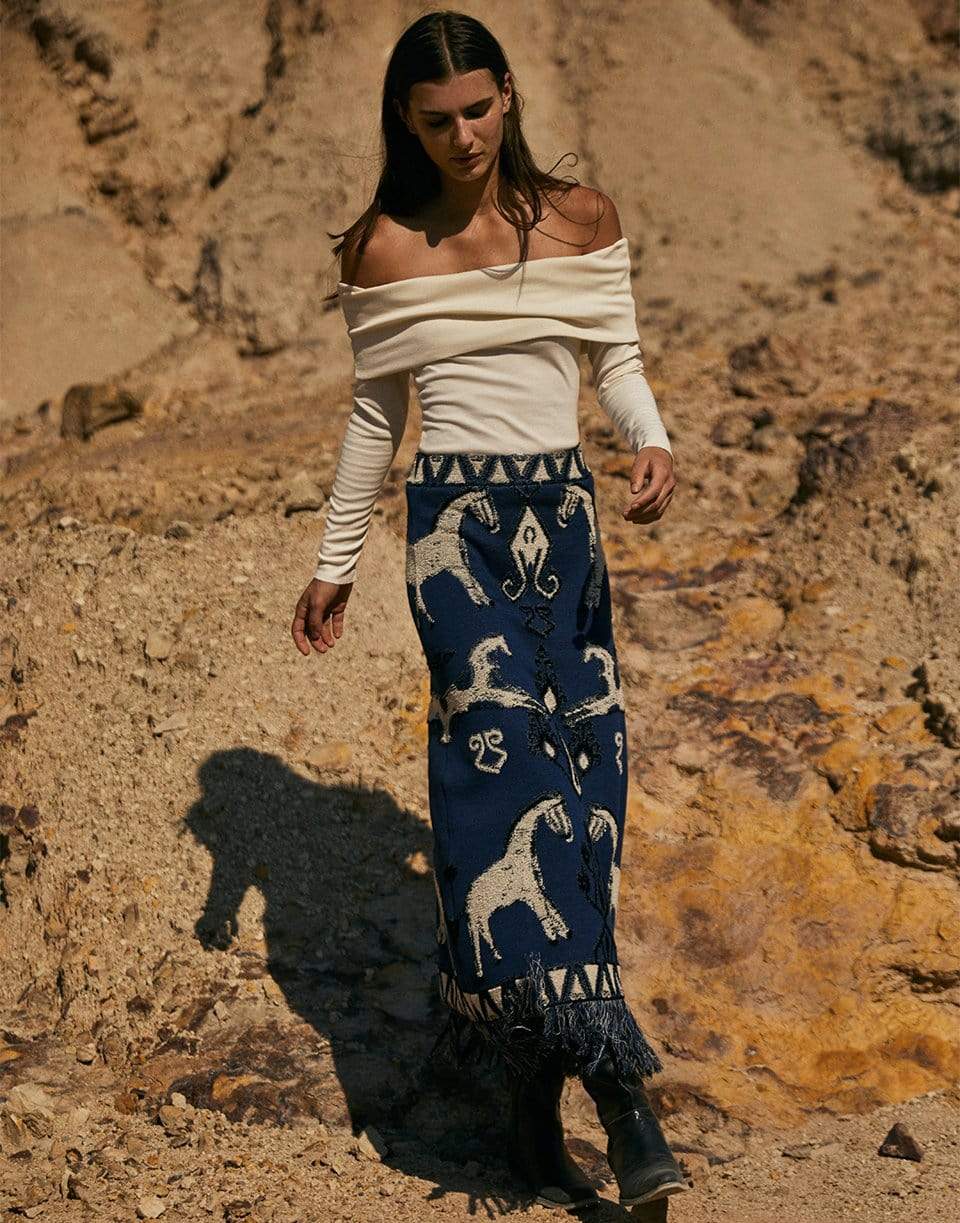 JOHANNA ORTIZ-No Boundaries Off Shoulder Top-