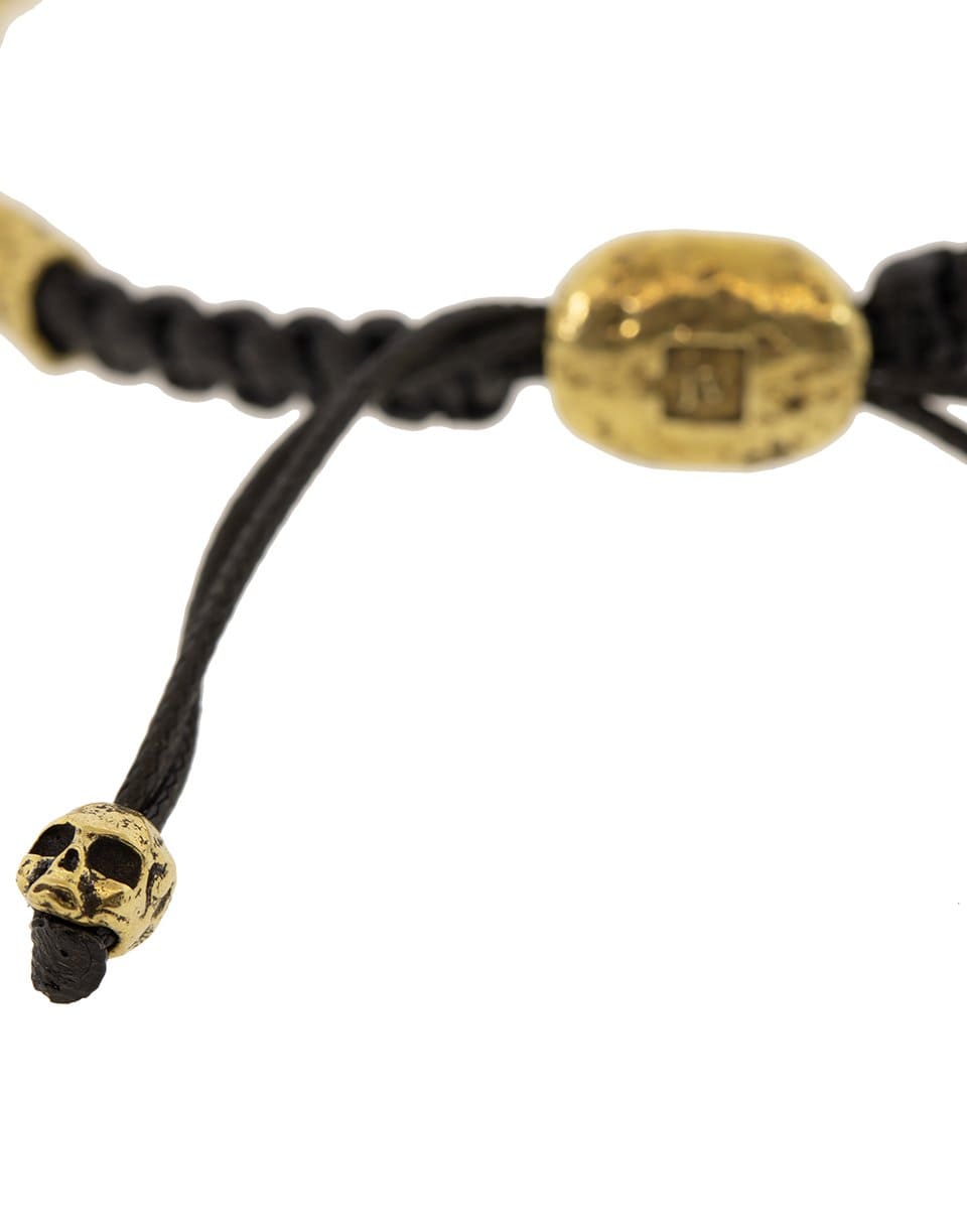 JOHN VARVATOS-Brass Distressed Bead Bracelet-BRASS