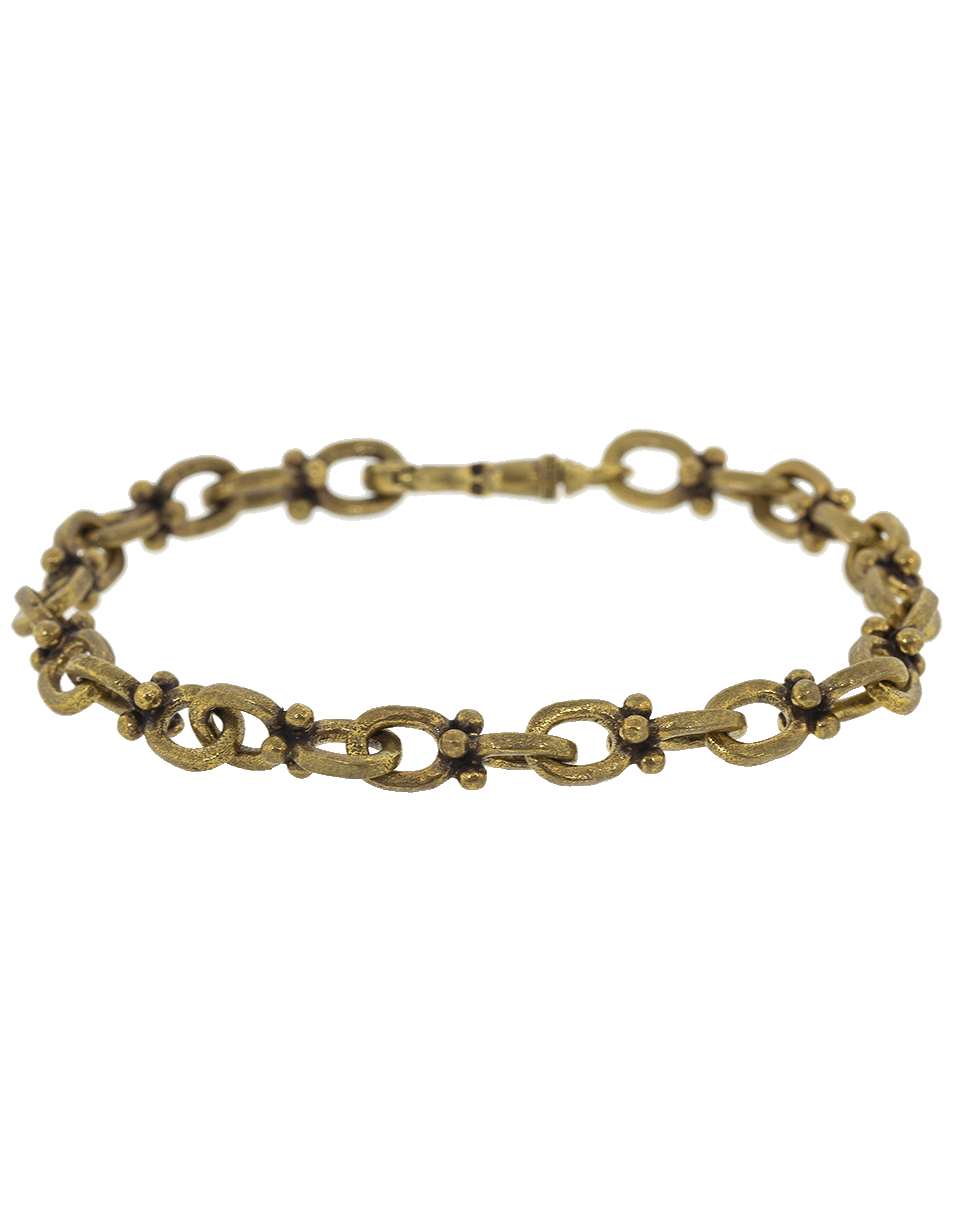 JOHN VARVATOS-Brass Oval Chain Link Bracelet-BRASS