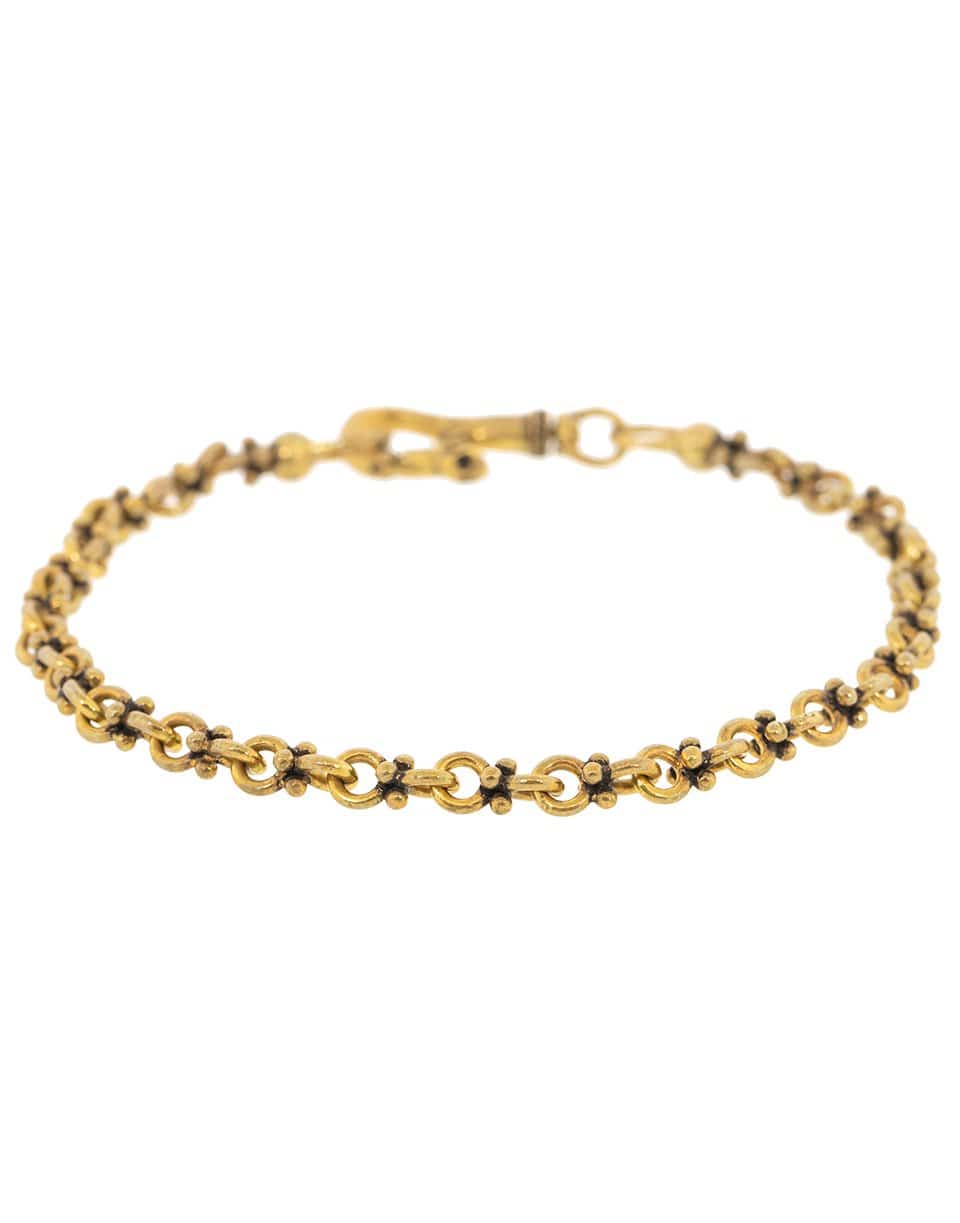 JOHN VARVATOS-Plain Double Round Chain Bracelet-BRASS