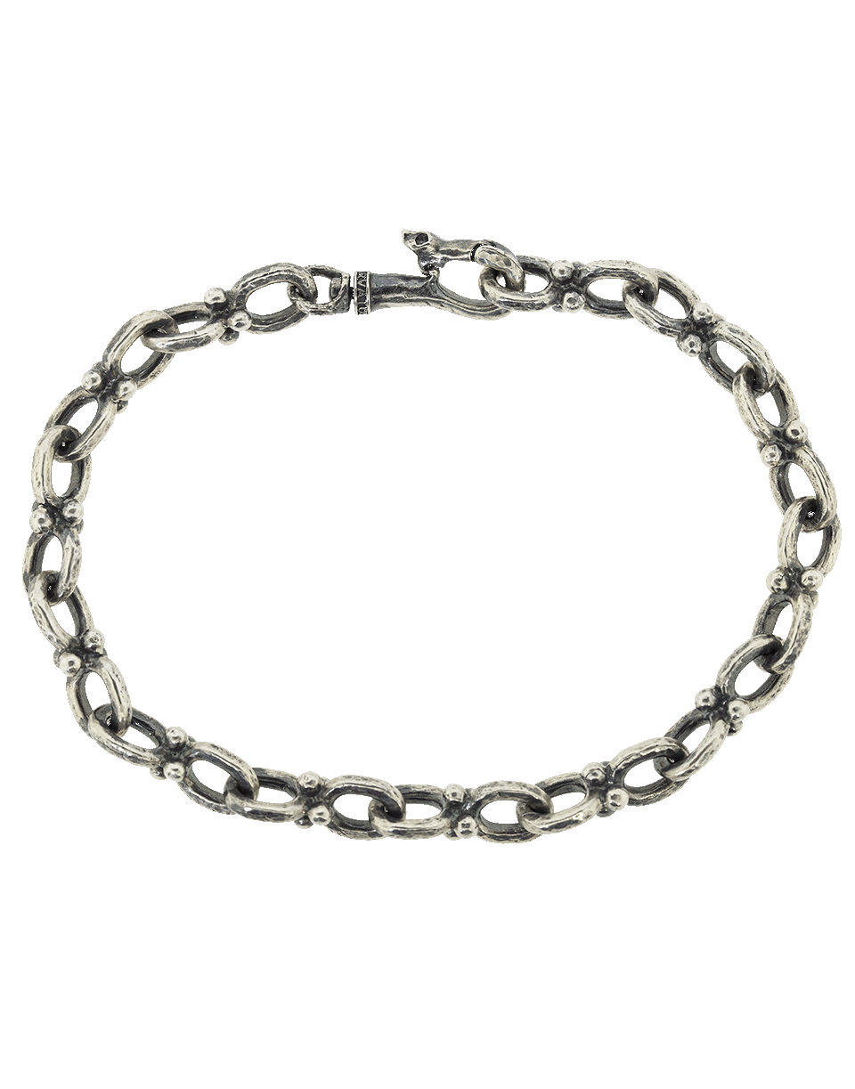 JOHN VARVATOS-Silver Chain Link Bracelet-SILVER