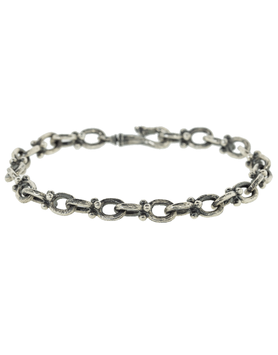JOHN VARVATOS-Silver Chain Link Bracelet-SILVER