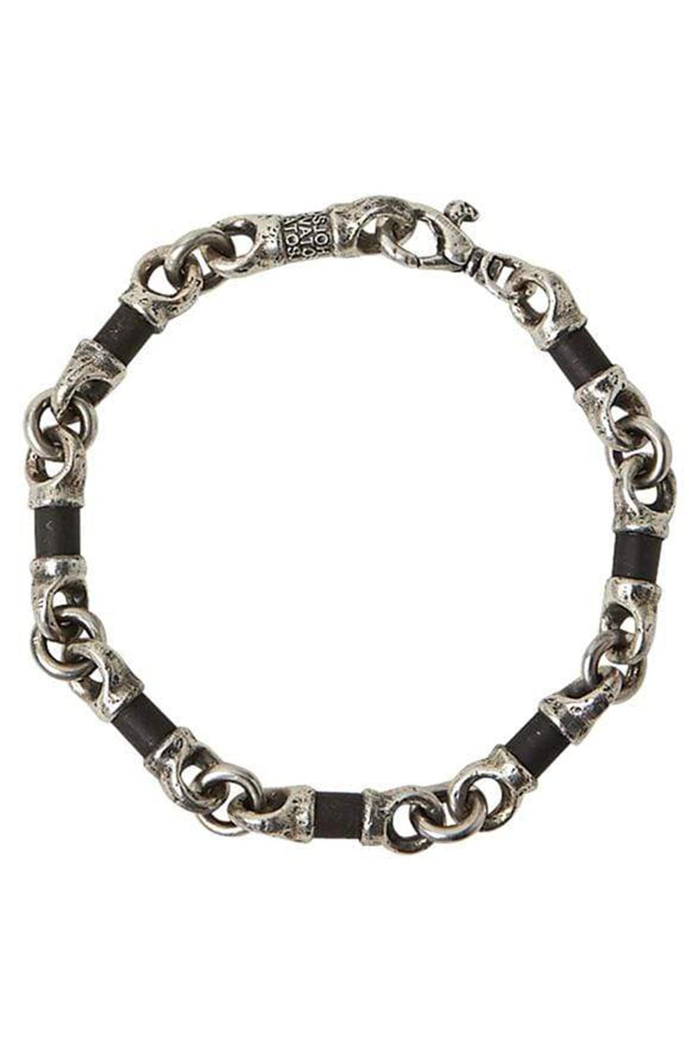 JOHN VARVATOS-Silver Link Bracelet-SILVER