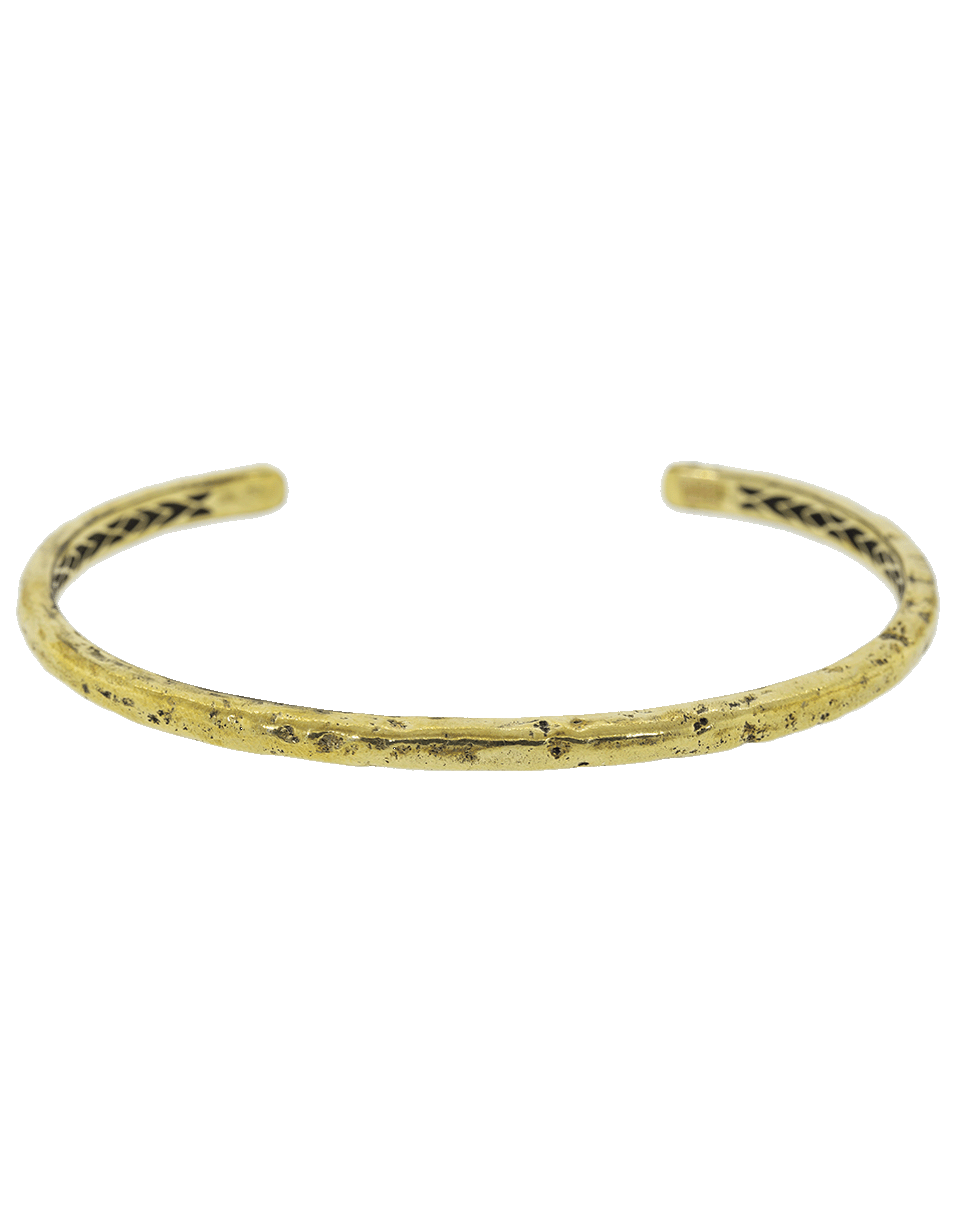 JOHN VARVATOS-Thin Brass Distressed Cuff-BRASS