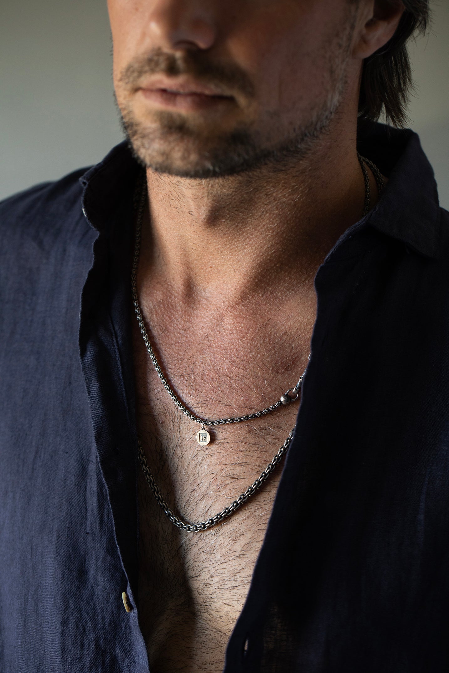 JOHN VARVATOS-Artisan Sterling Silver Chain - 30in-SILVER