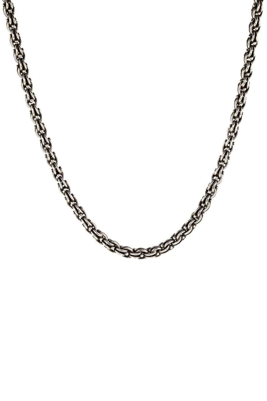 JOHN VARVATOS-Heavy Chain Necklace-SILVER