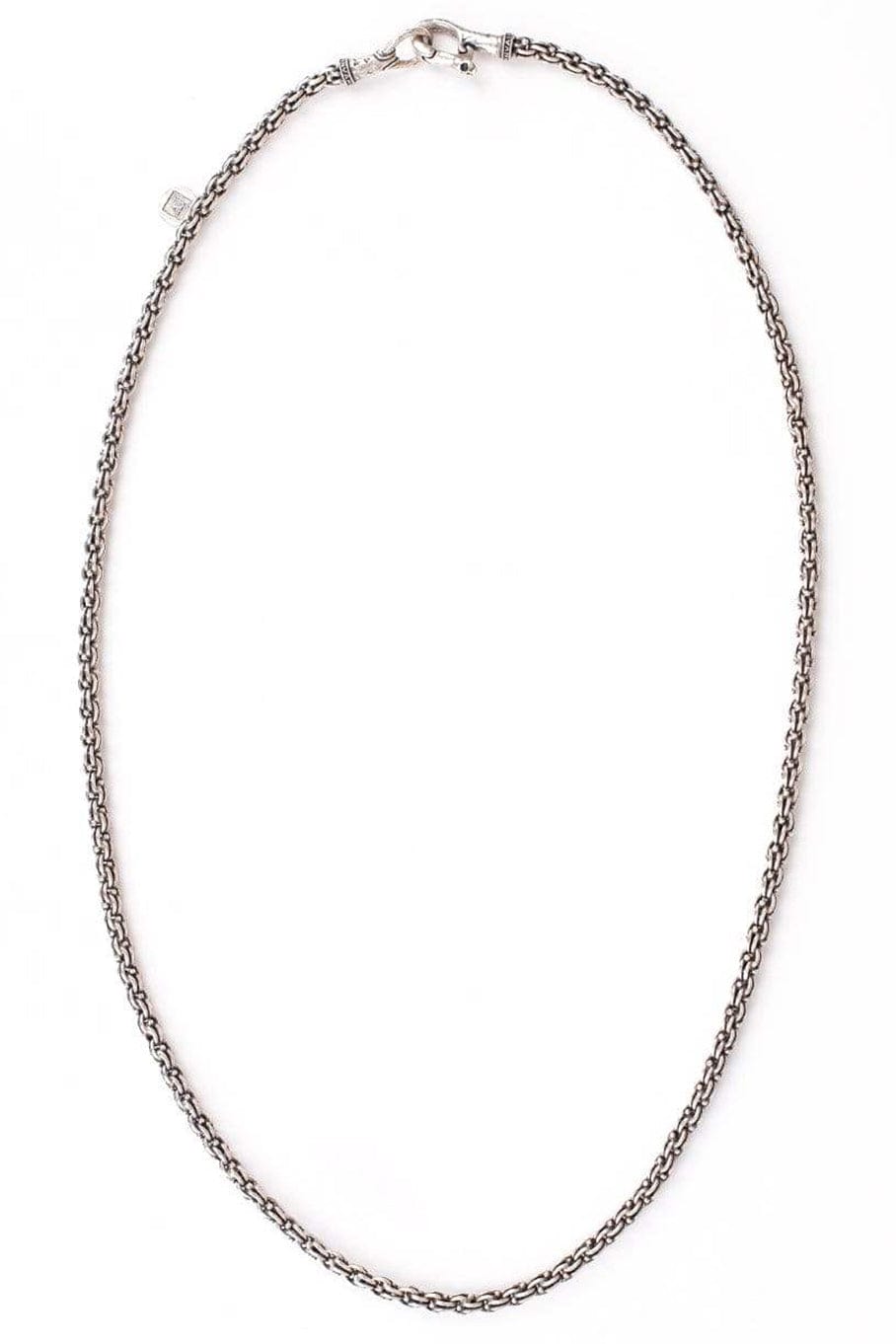 JOHN VARVATOS-John Varvatos Silver Chain Necklace-SILVER