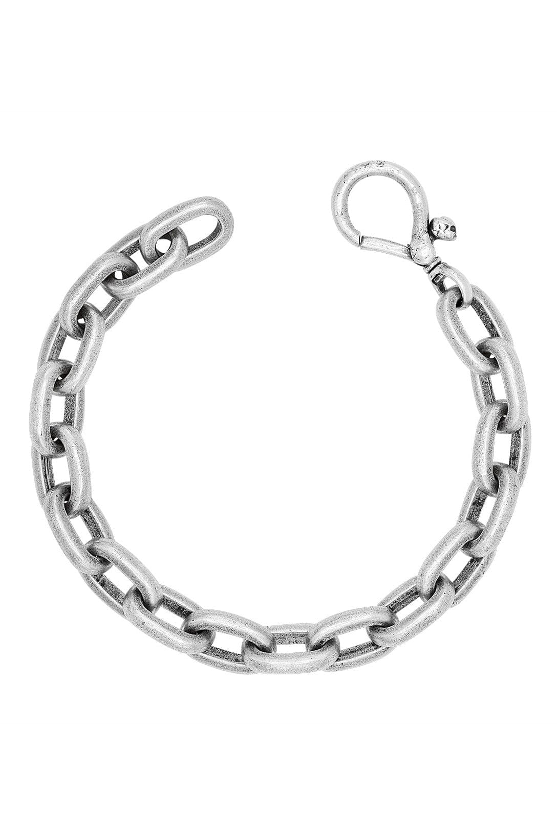 JOHN VARVATOS-Oval Link Bracelet-SILVER