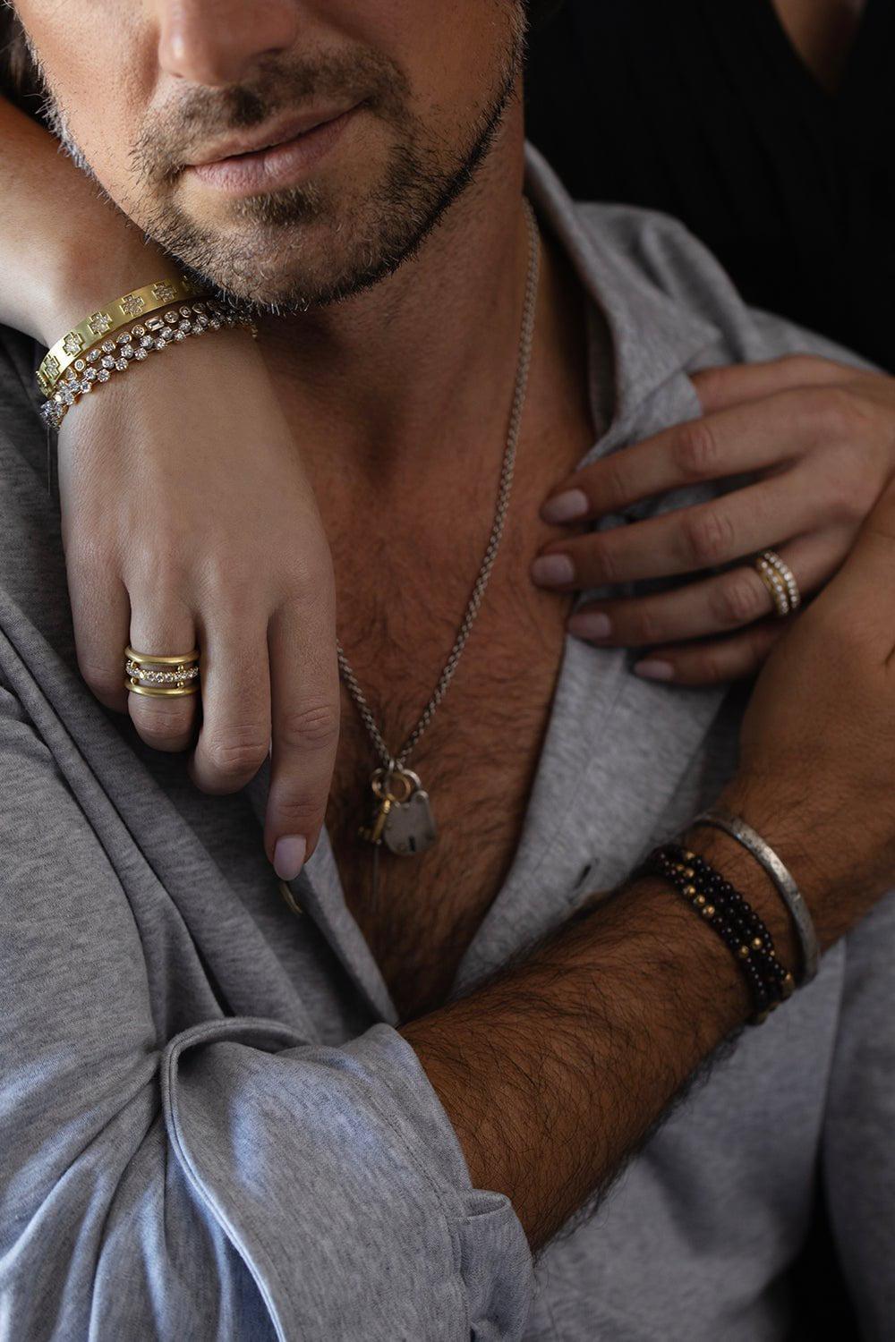 JOHN VARVATOS-Charm Necklace-SILVER