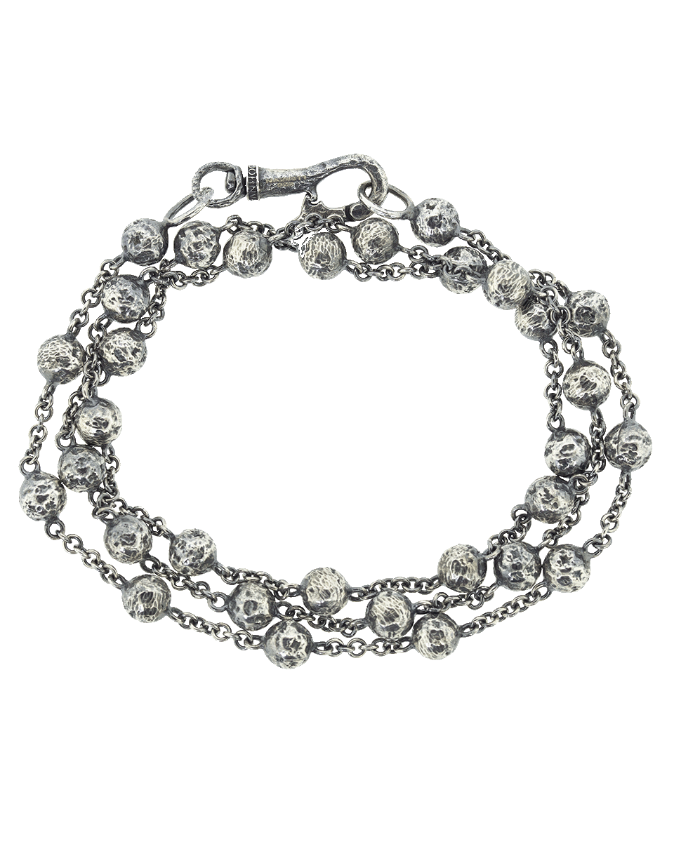 JOHN VARVATOS-Sterling Silver Bead Necklace-SILVER