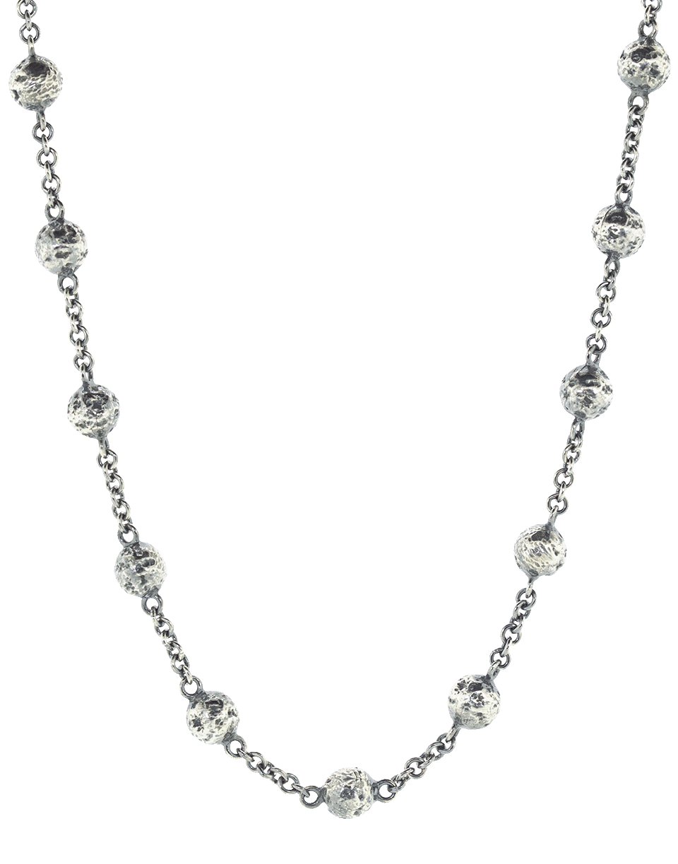 JOHN VARVATOS-Sterling Silver Bead Necklace-SILVER