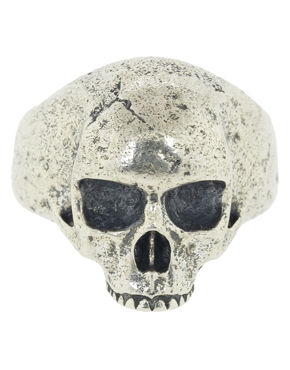 JOHN VARVATOS-Silver Skull Ring-SILVER