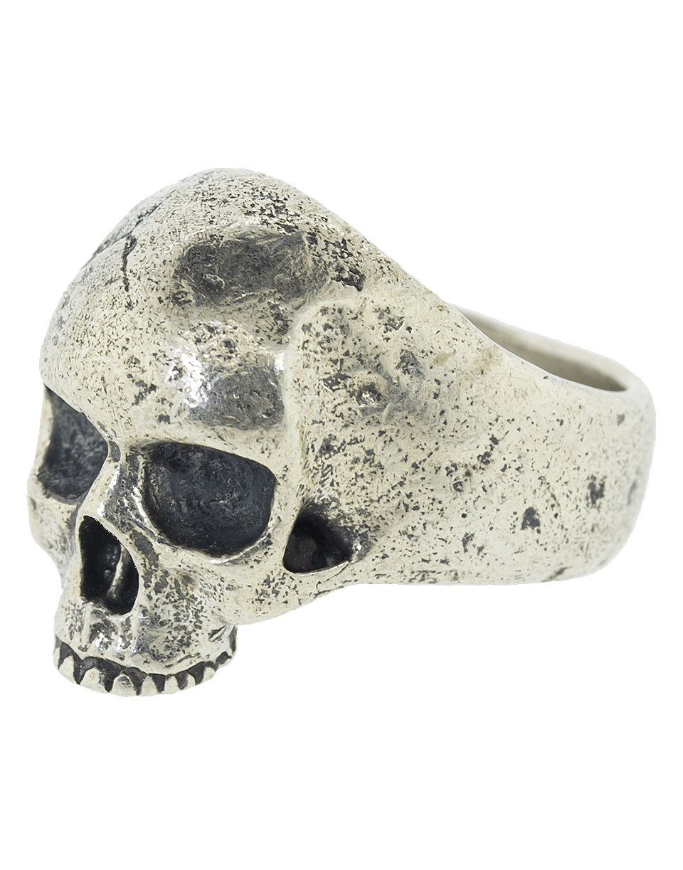 JOHN VARVATOS-Silver Skull Ring-SILVER