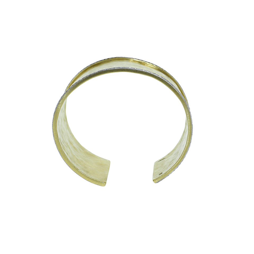 JORDAN ALEXANDER-Diamond Edge Cuff Bracelet-YELLOW GOLD