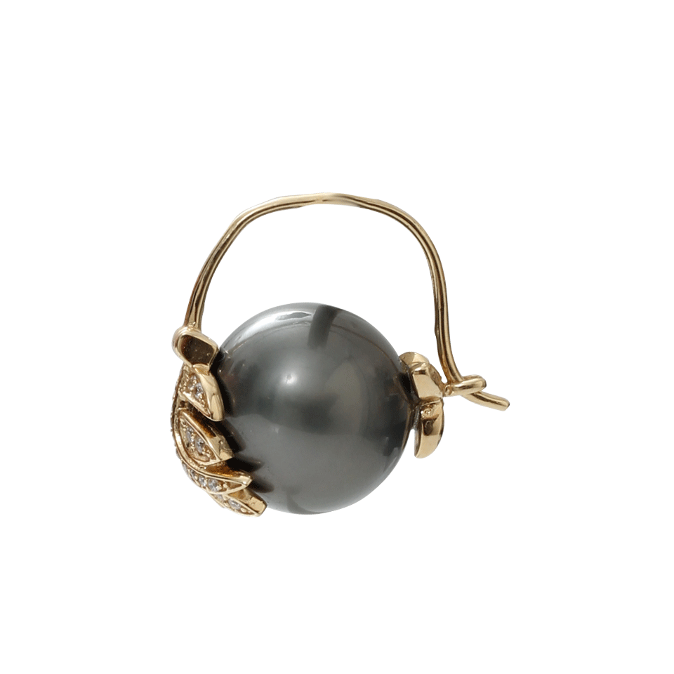 JORDAN ALEXANDER-Tahitian Pearl Earrings-YELLOW GOLD