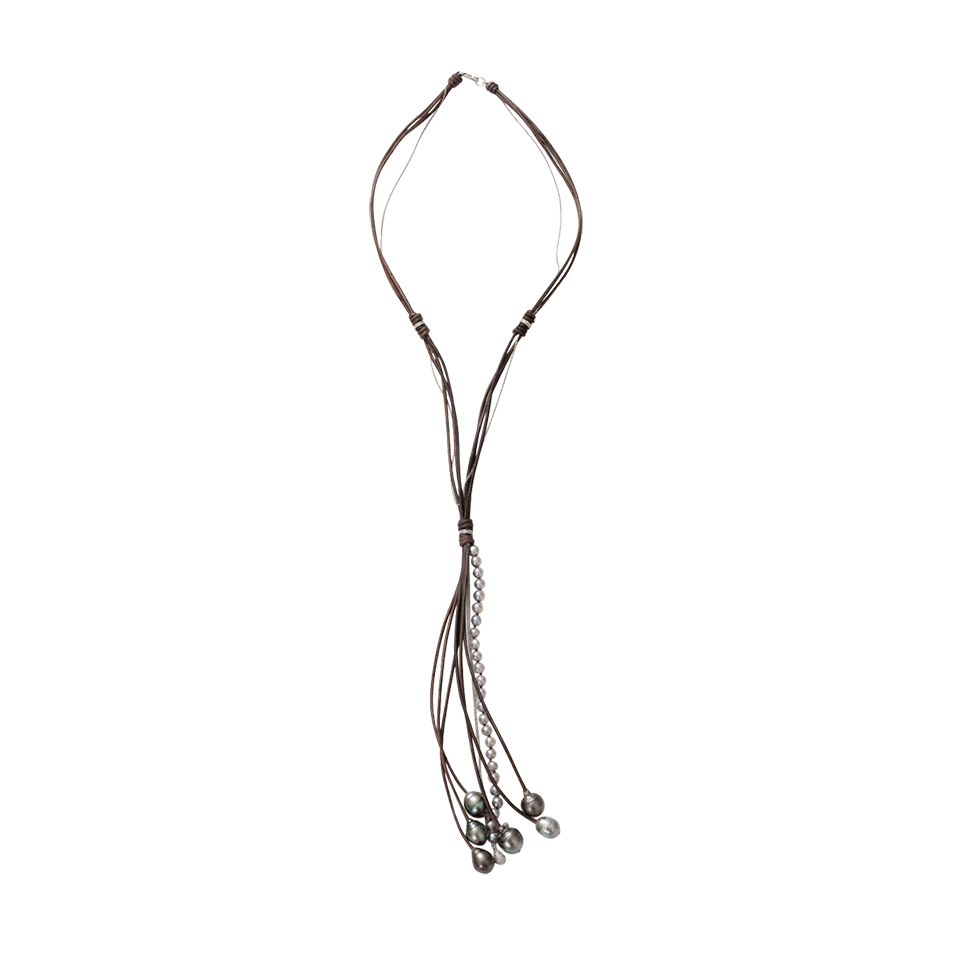 JORDAN ALEXANDER-Tahitian Pearl Tassel Necklace-WHITE GOLD