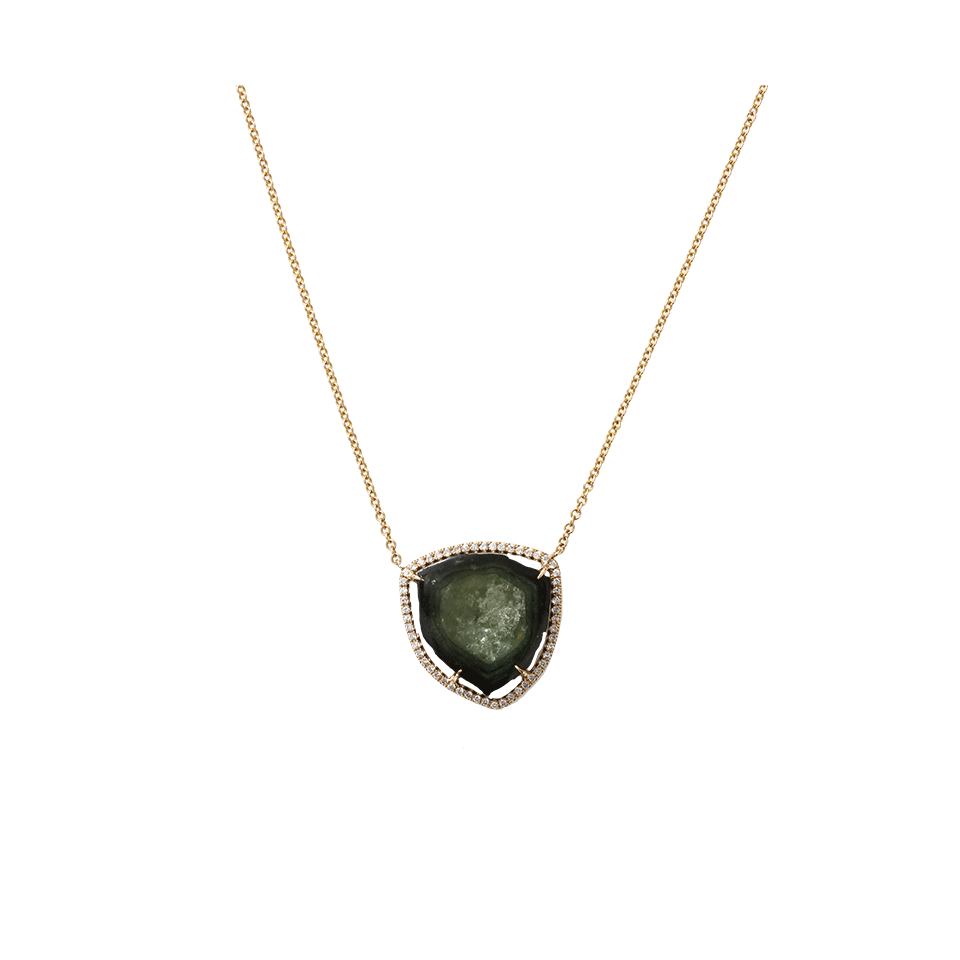 JORDAN ALEXANDER-Green Tourmaline Necklace-YELLOW GOLD