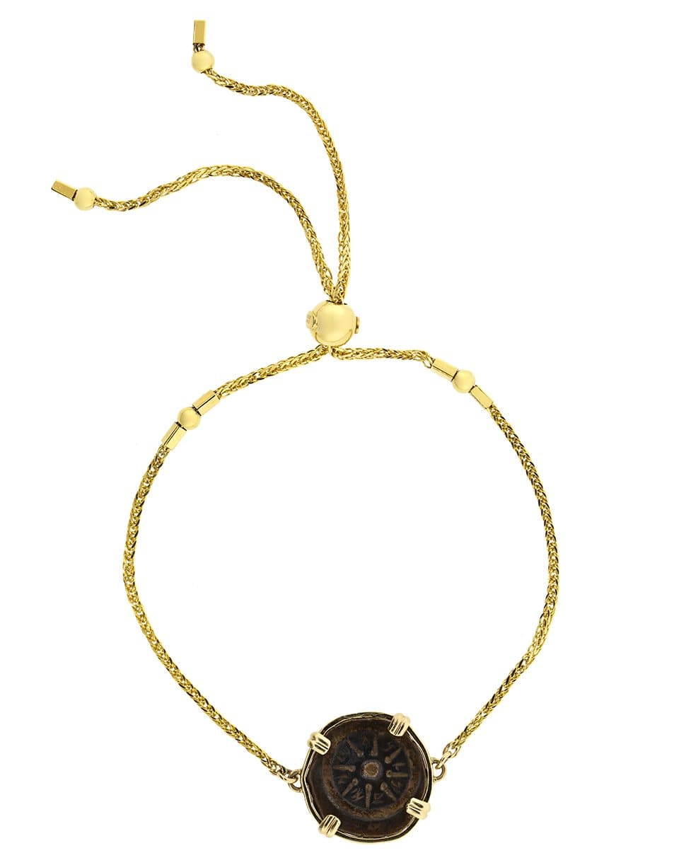 JORGE ADELER-Charity Coin Bracelet-YELLOW GOLD
