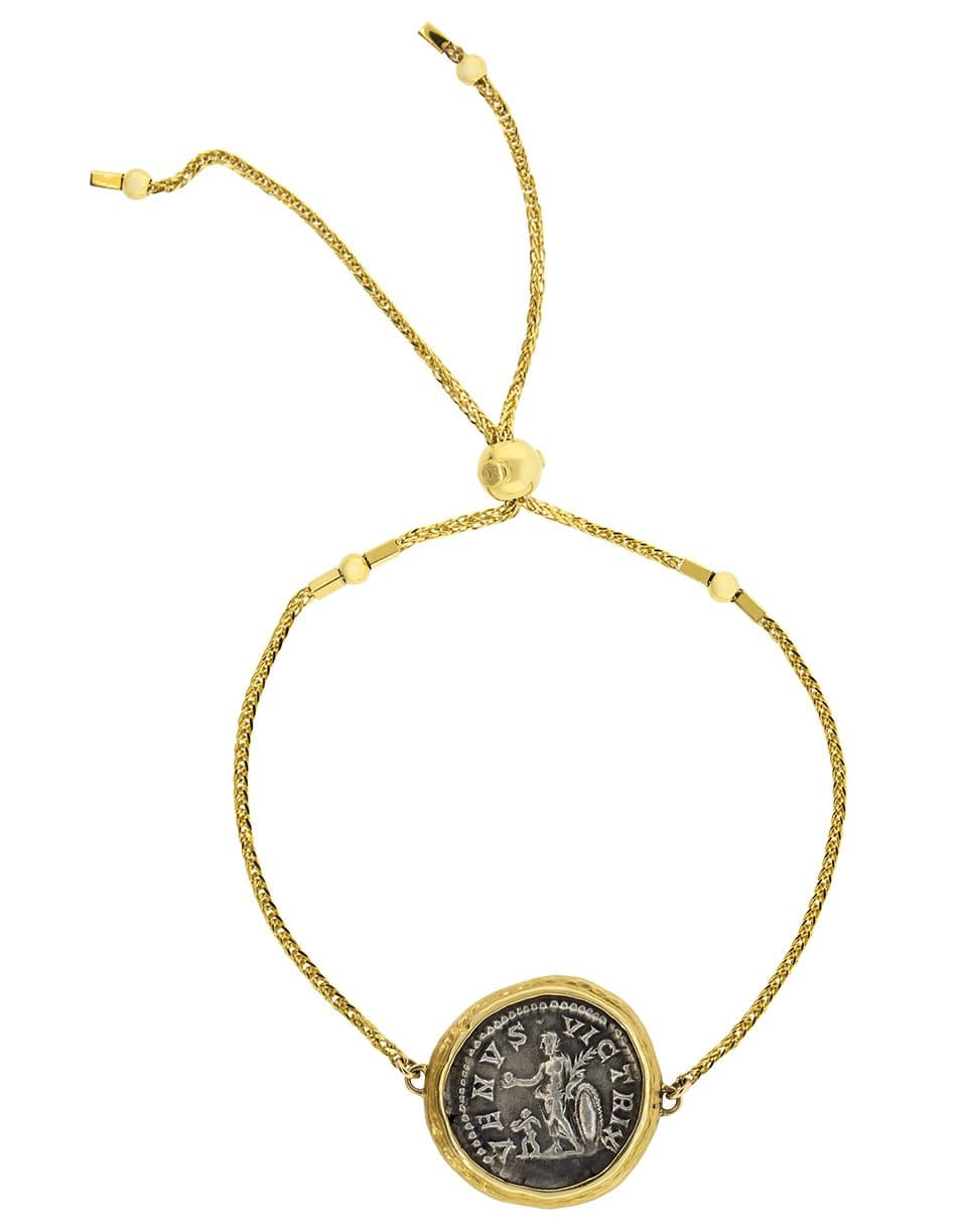 JORGE ADELER-Venus Coin Bracelet-YELLOW GOLD