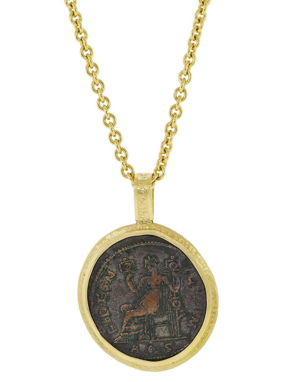 JORGE ADELER-Fides Coin Necklace-YELLOW GOLD