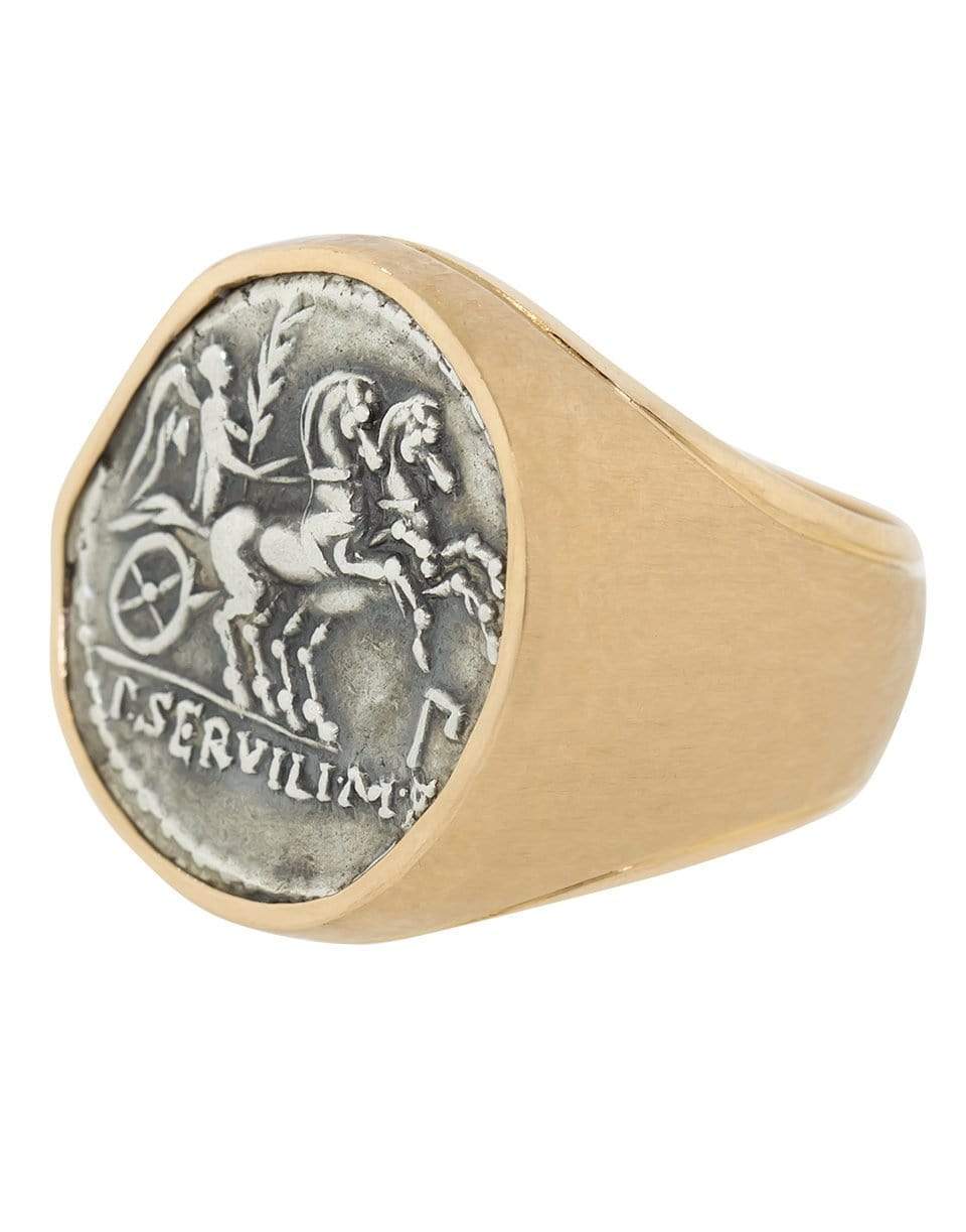JORGE ADELER-Victory Coin Ring-ROSE GOLD