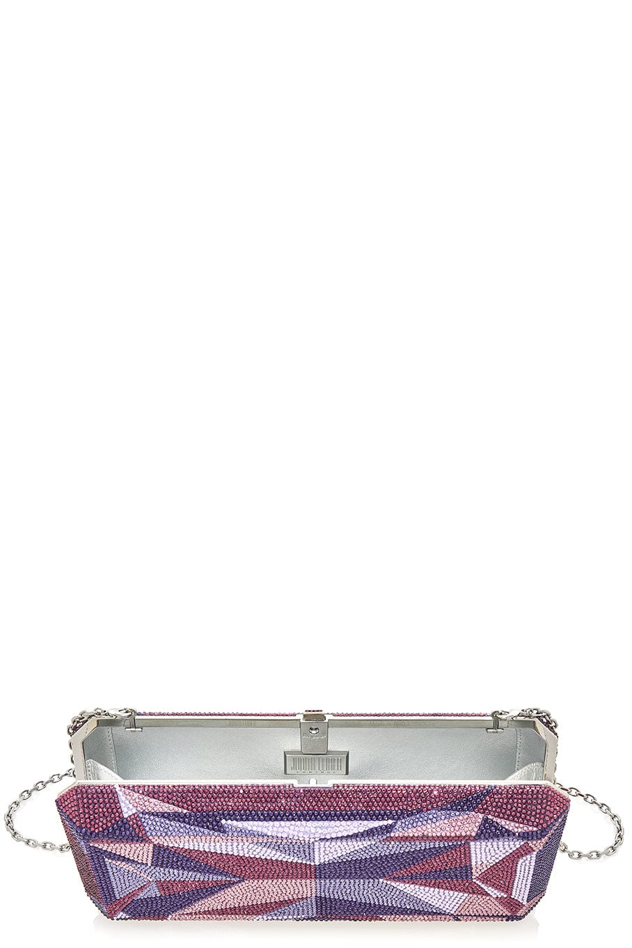JUDITH LEIBER-Slim Rectangle Clutch - Amethyst-AMETHYST