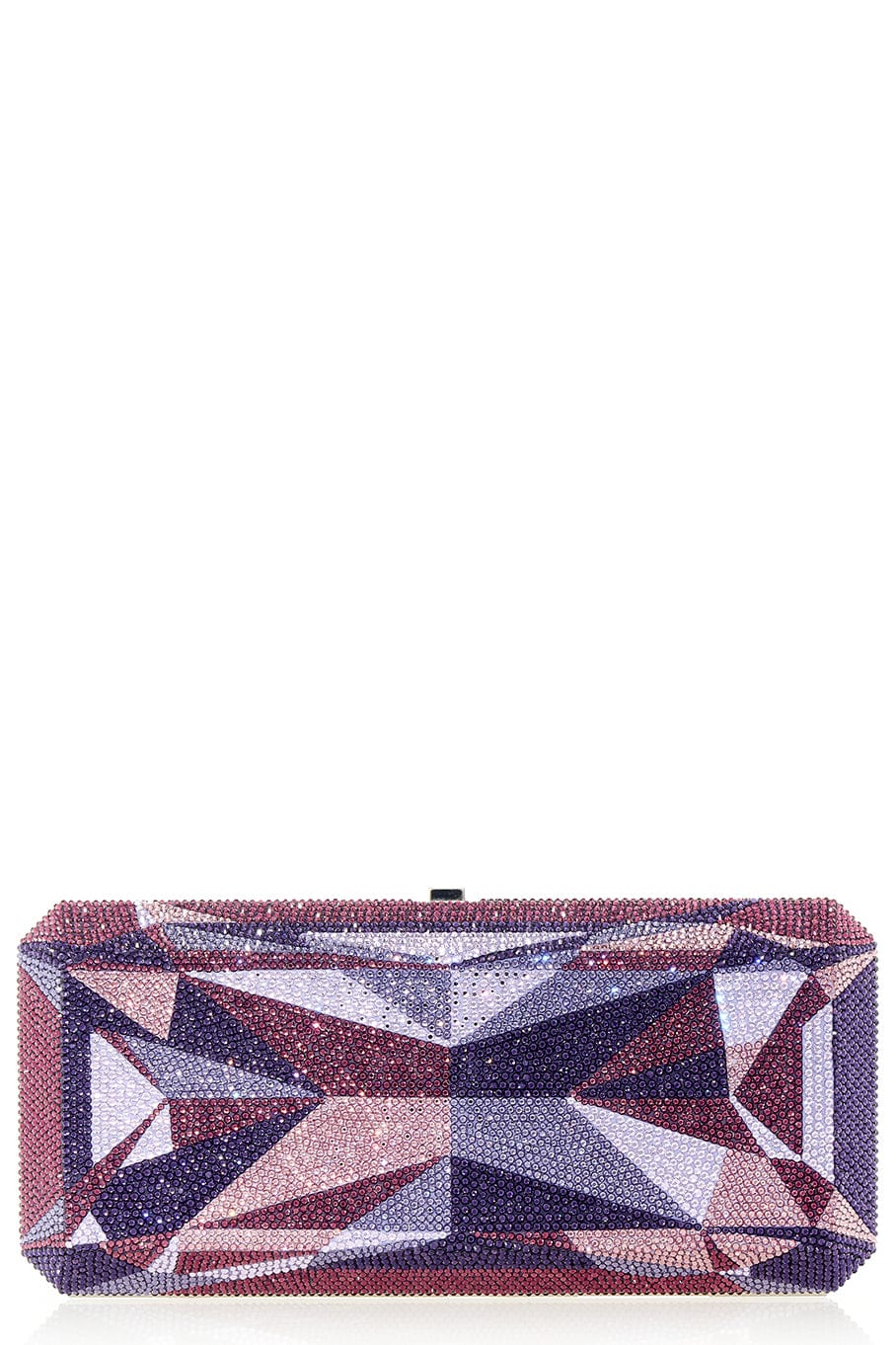 JUDITH LEIBER-Slim Rectangle Clutch - Amethyst-AMETHYST