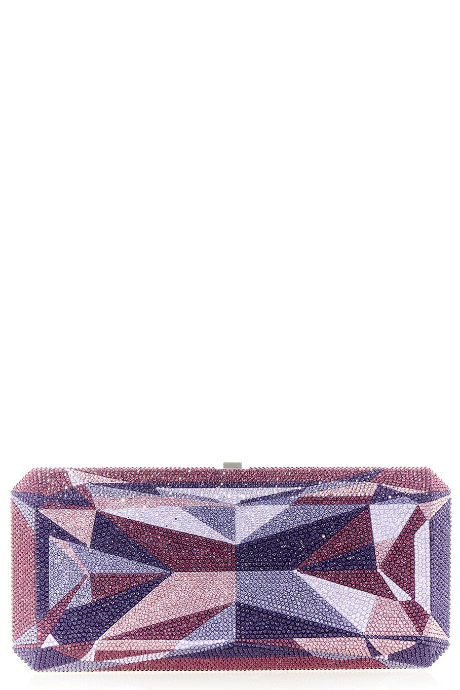 JUDITH LEIBER-Slim Rectangle Clutch - Amethyst-AMETHYST