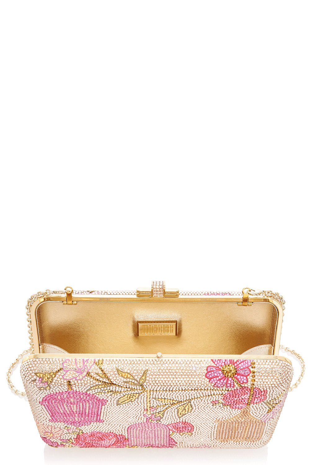 JUDITH LEIBER-Slim Slide Clutch-BOTANICA