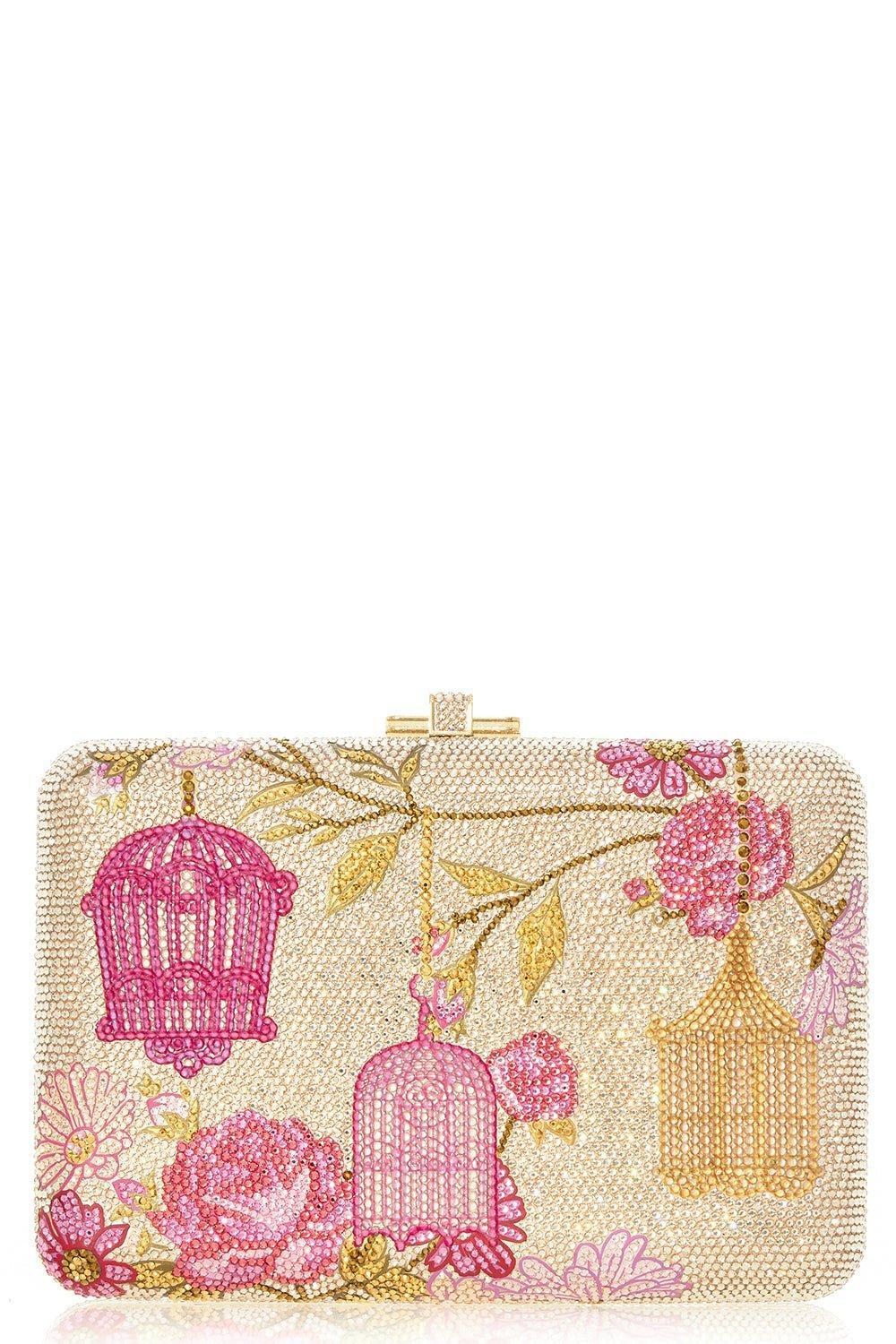 JUDITH LEIBER-Slim Slide Clutch-BOTANICA