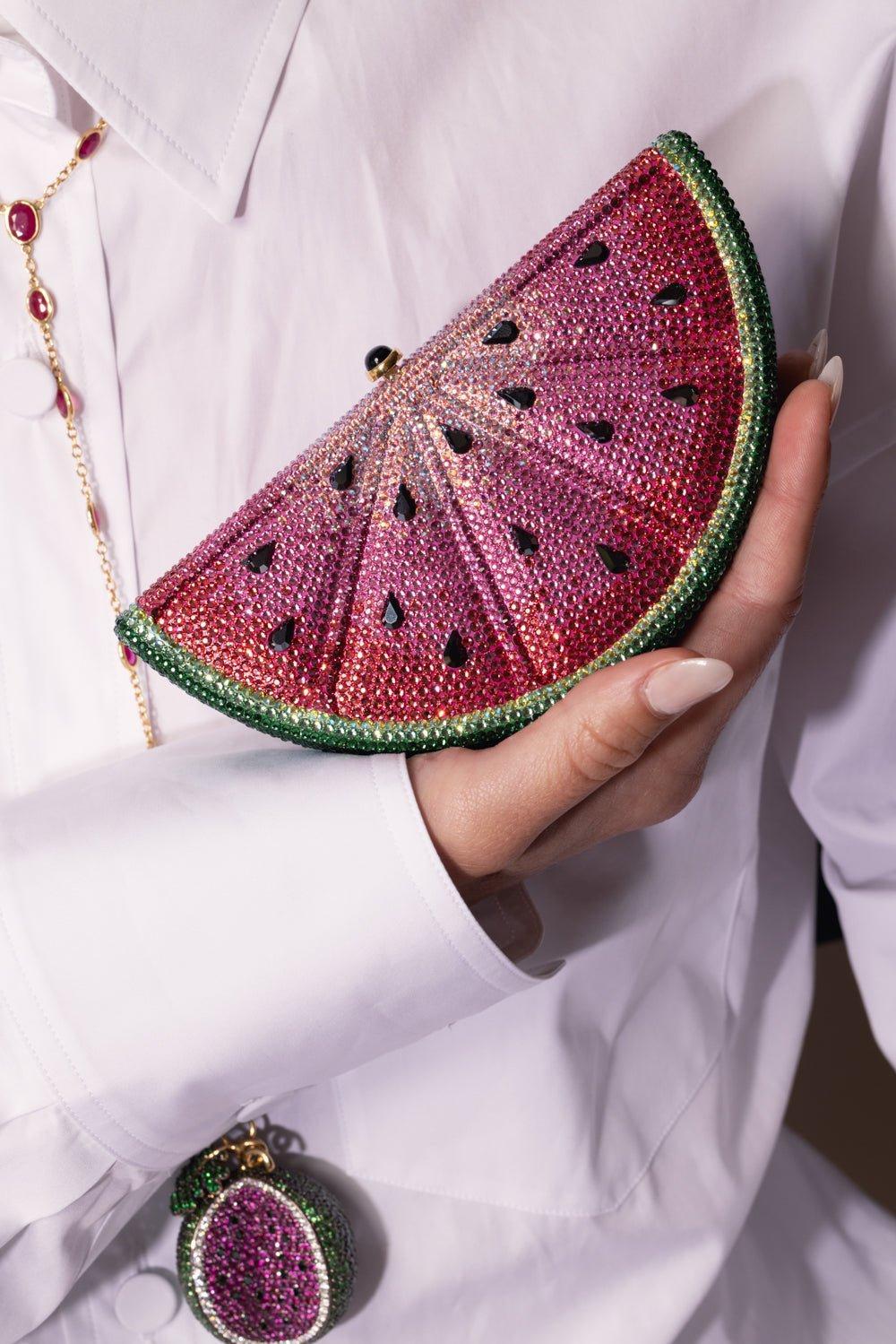 JUDITH LEIBER-Watermelon Slice Bag-CHMFXMUL