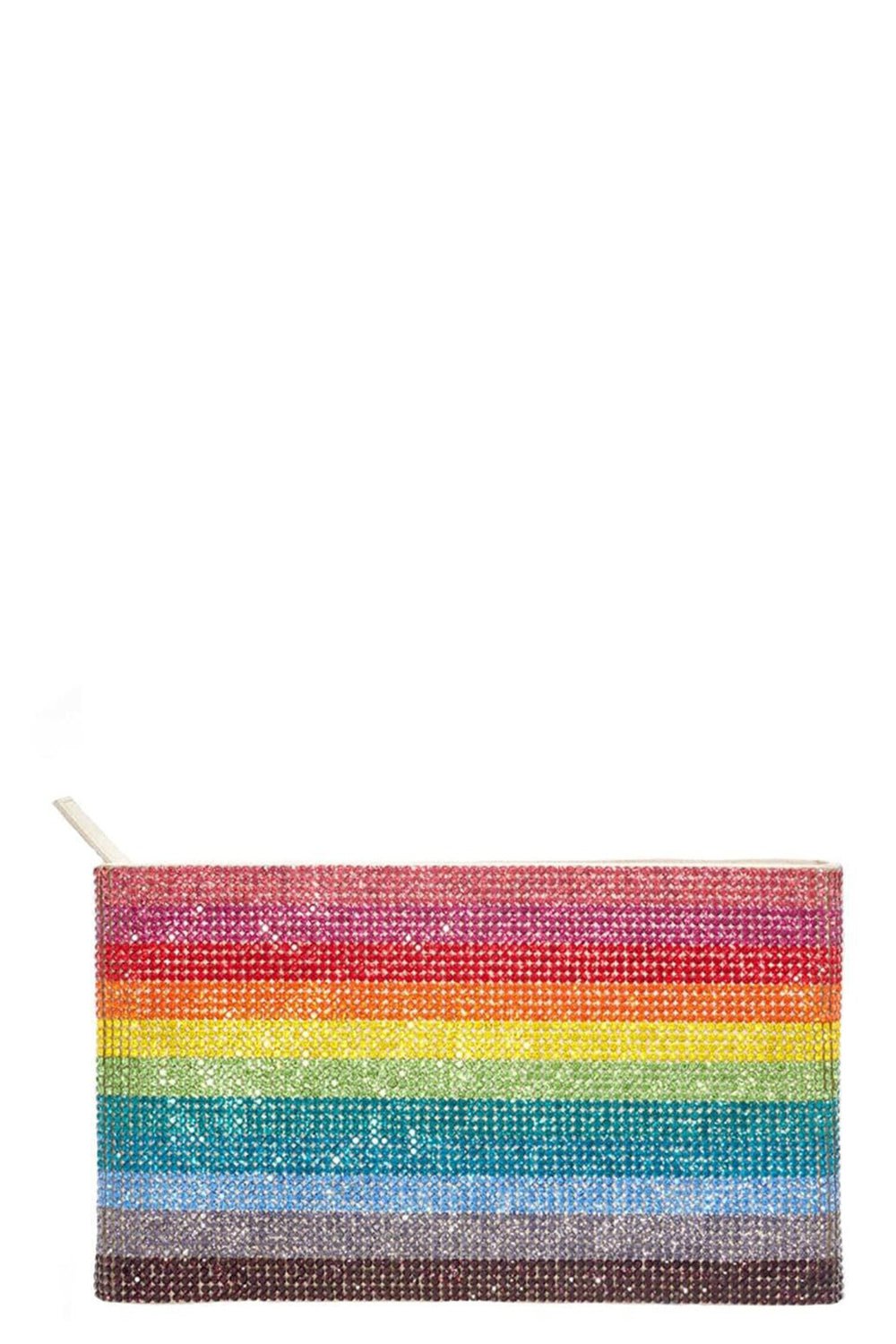 JUDITH LEIBER-Rainbow Zip Pouch-CHMPGMUL