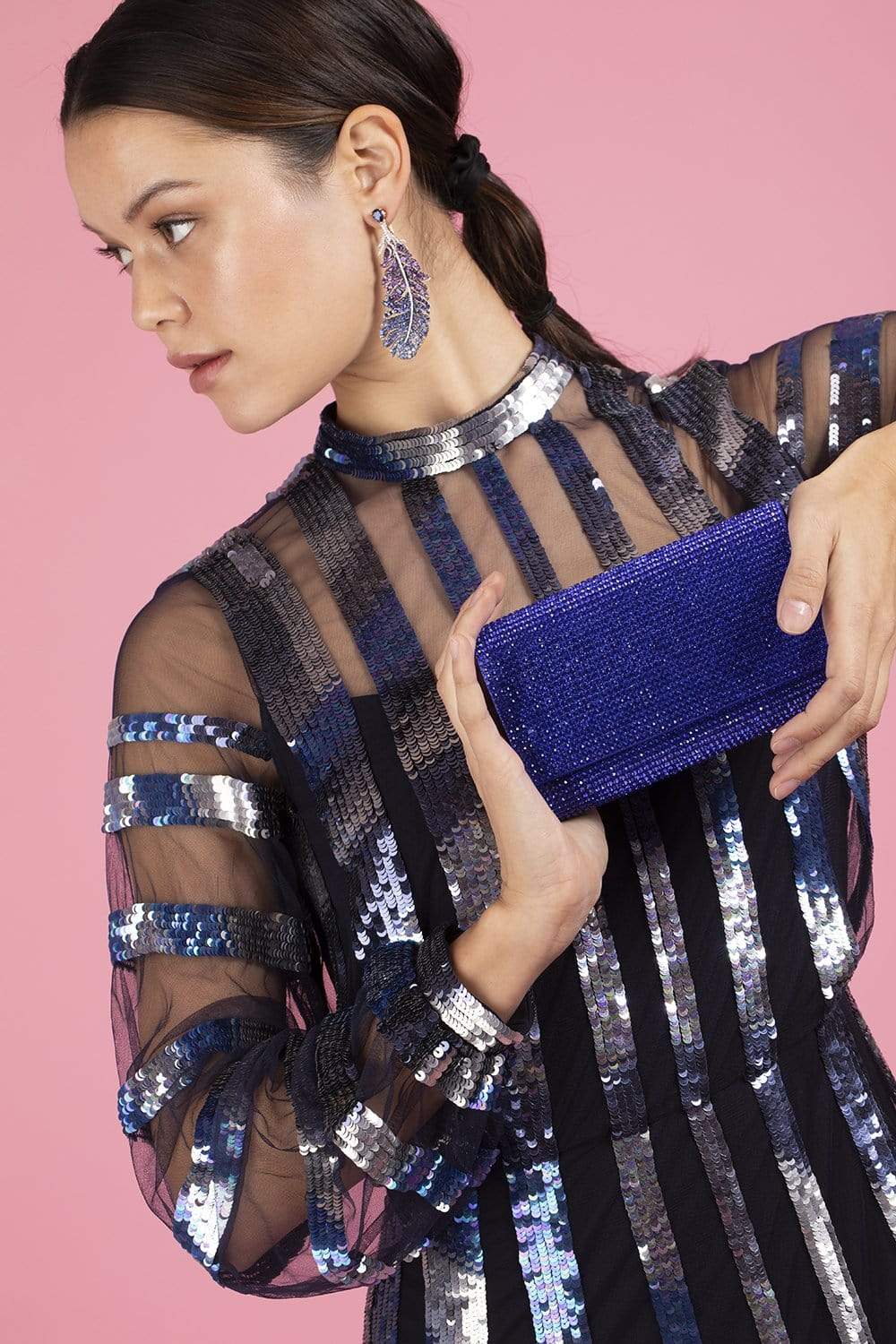 JUDITH LEIBER-Fizzy In Cobalt-COBALT
