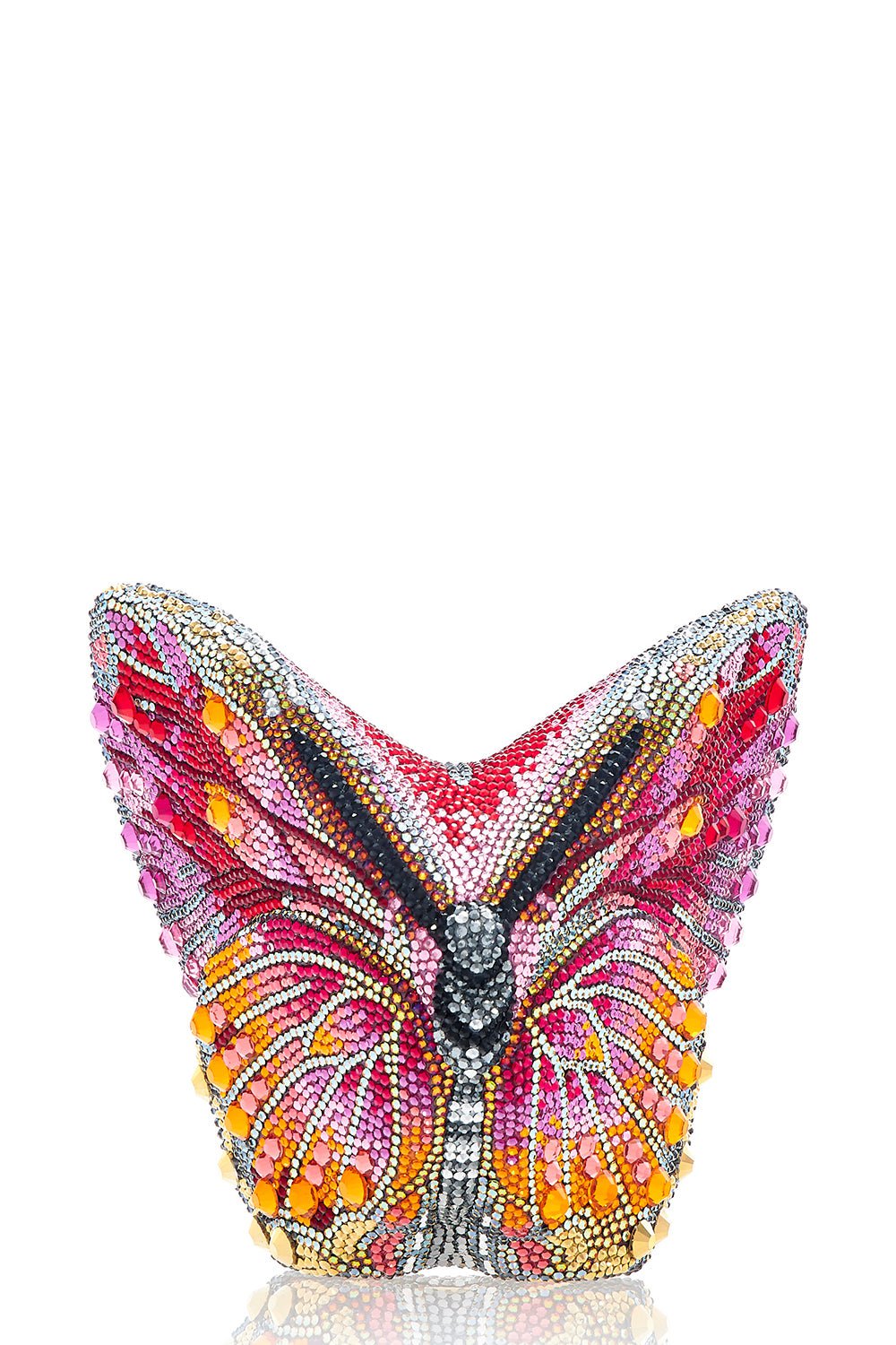 JUDITH LEIBER-Butterfly Clutch - Champagne Multi-FIRECLPR