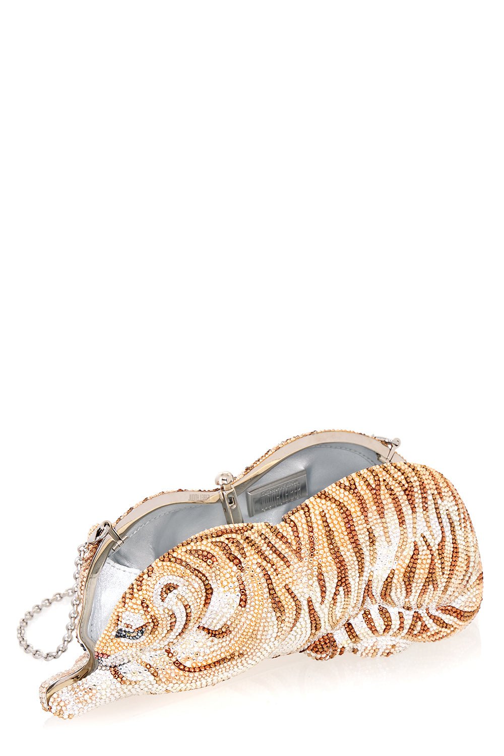 JUDITH LEIBER-Wildcat Golden Cub Bag-GOLDEN