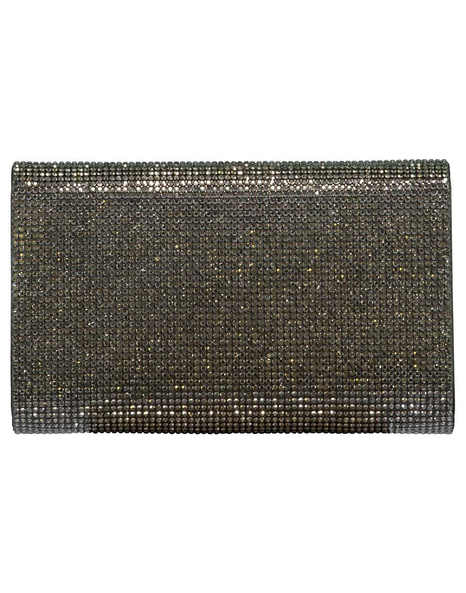 JUDITH LEIBER-Fizzoni Clutch - Hematite-HEMATITE