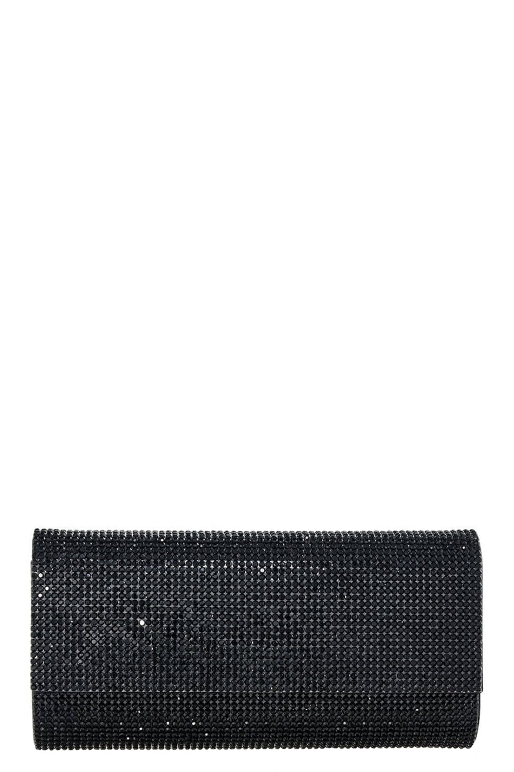 JUDITH LEIBER-Perry Clutch - Jet-JET