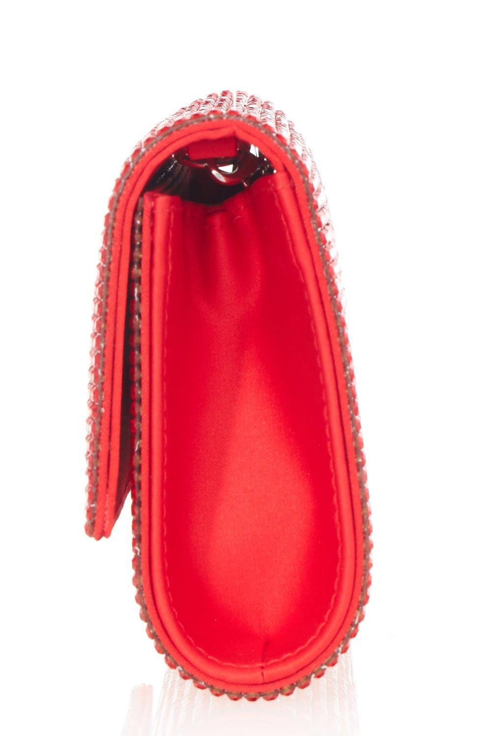JUDITH LEIBER-Perry Clutch - Light Siam-LT SIAM