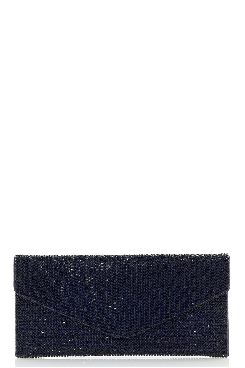 JUDITH LEIBER-Envelope Clutch - Midnight Navy-MDNT NVY