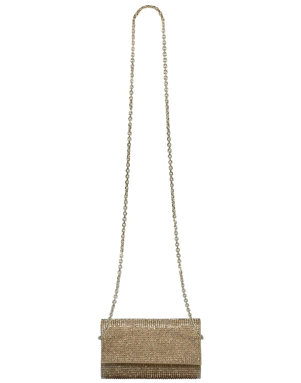JUDITH LEIBER-Fizzy Champagne Crystal Clutch-PROSECCO