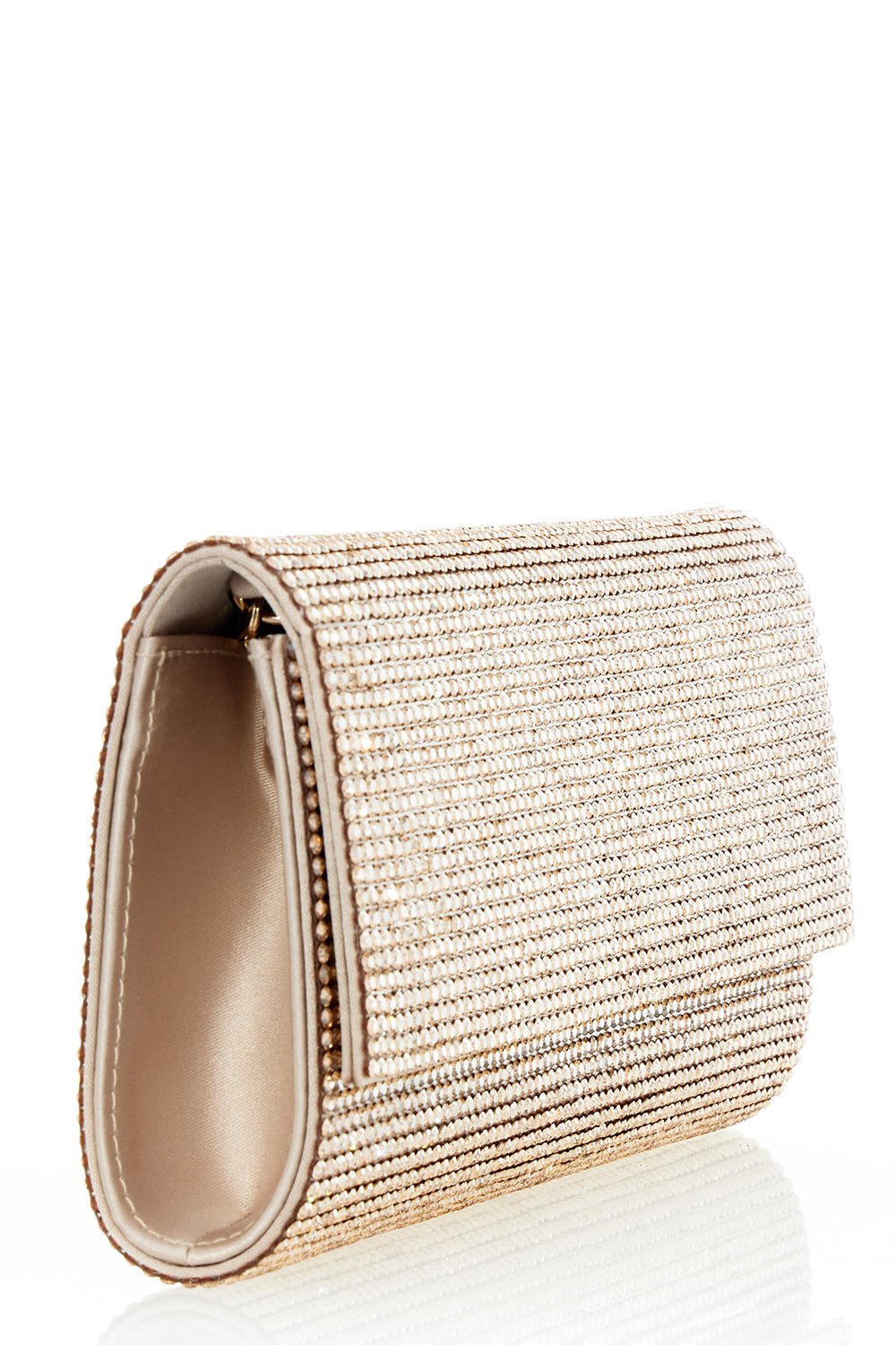 JUDITH LEIBER-Perry Clutch - Prosecco-PROSECCO