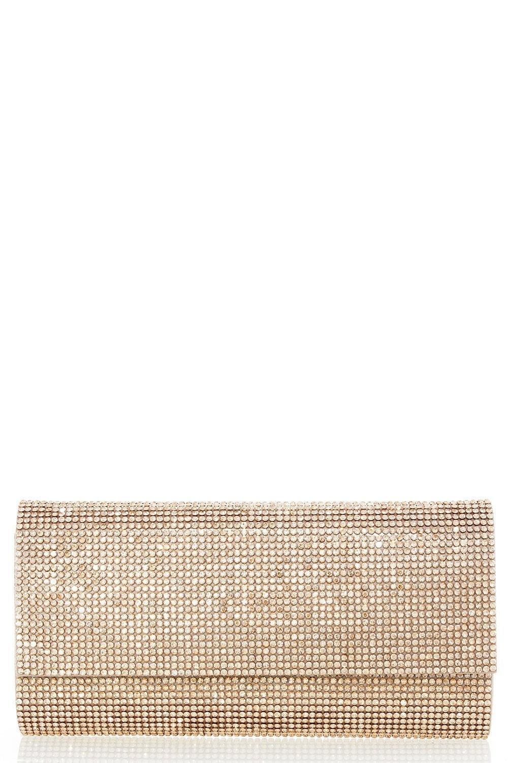 JUDITH LEIBER-Perry Clutch - Prosecco-PROSECCO