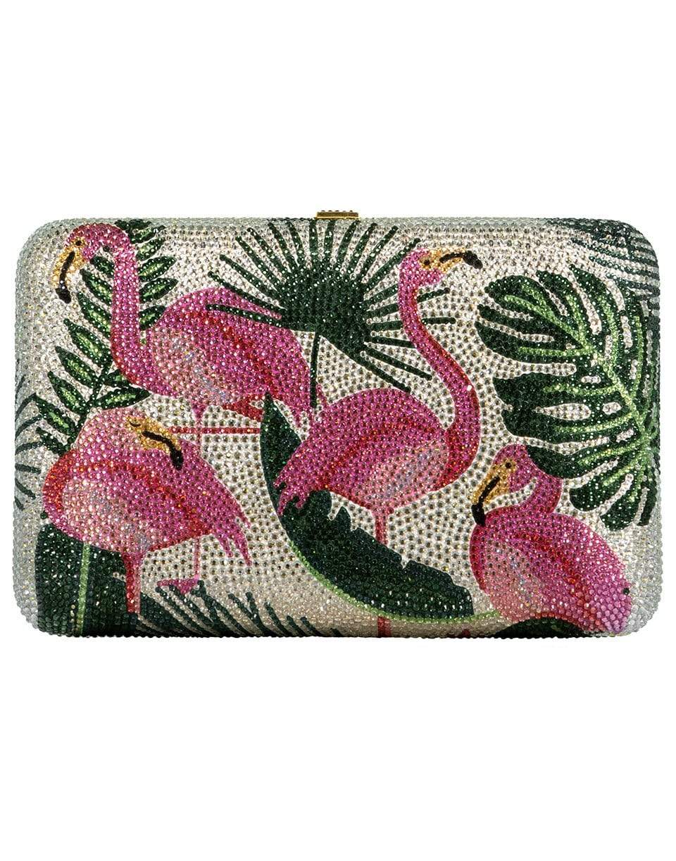 JUDITH LEIBER-Seamless The Flamingo Clutch-RHINE