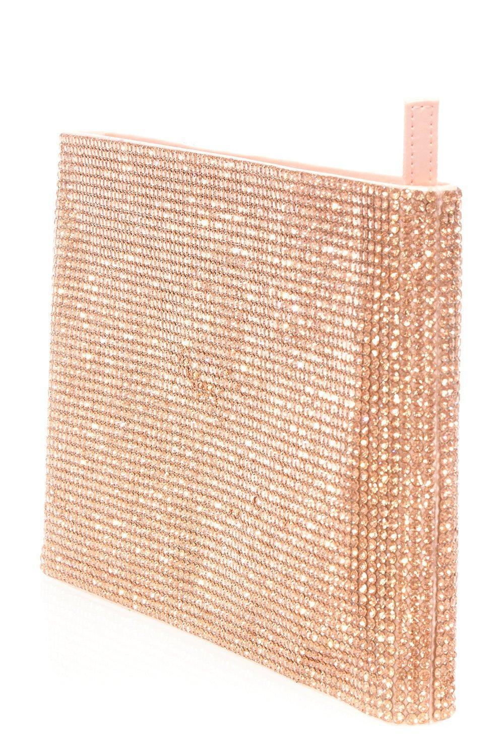 JUDITH LEIBER-Zip Pouch - Rose Gold-ROSE GLD