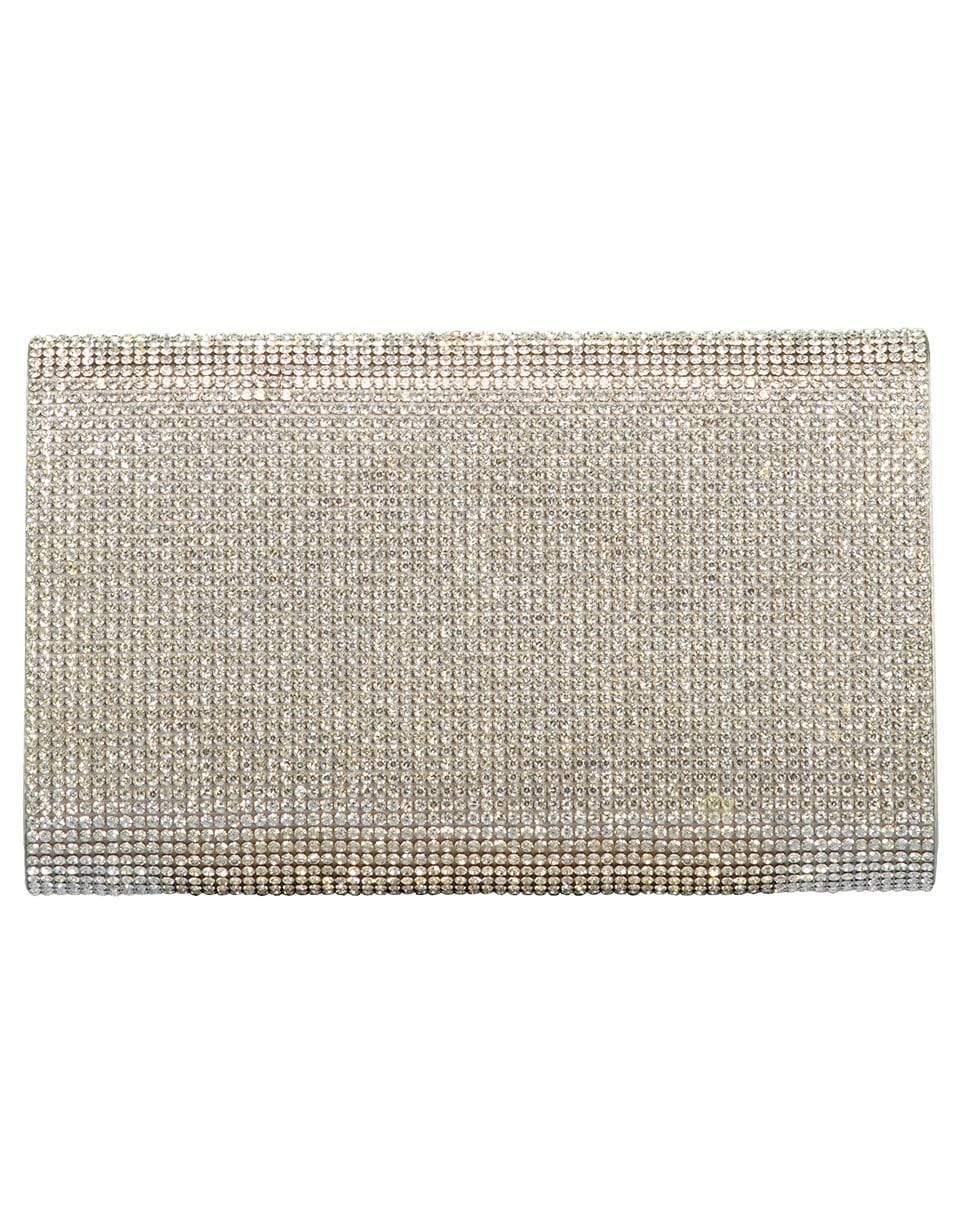 JUDITH LEIBER-Fizzoni Clutch - Silver-SILVER